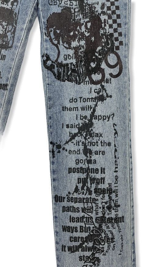 In The Attic FYE🔥IN THE ATTIC Seditionaries Punk Rock Poem Denim Pants Size US 30 / EU 46 - 4 Thumbnail