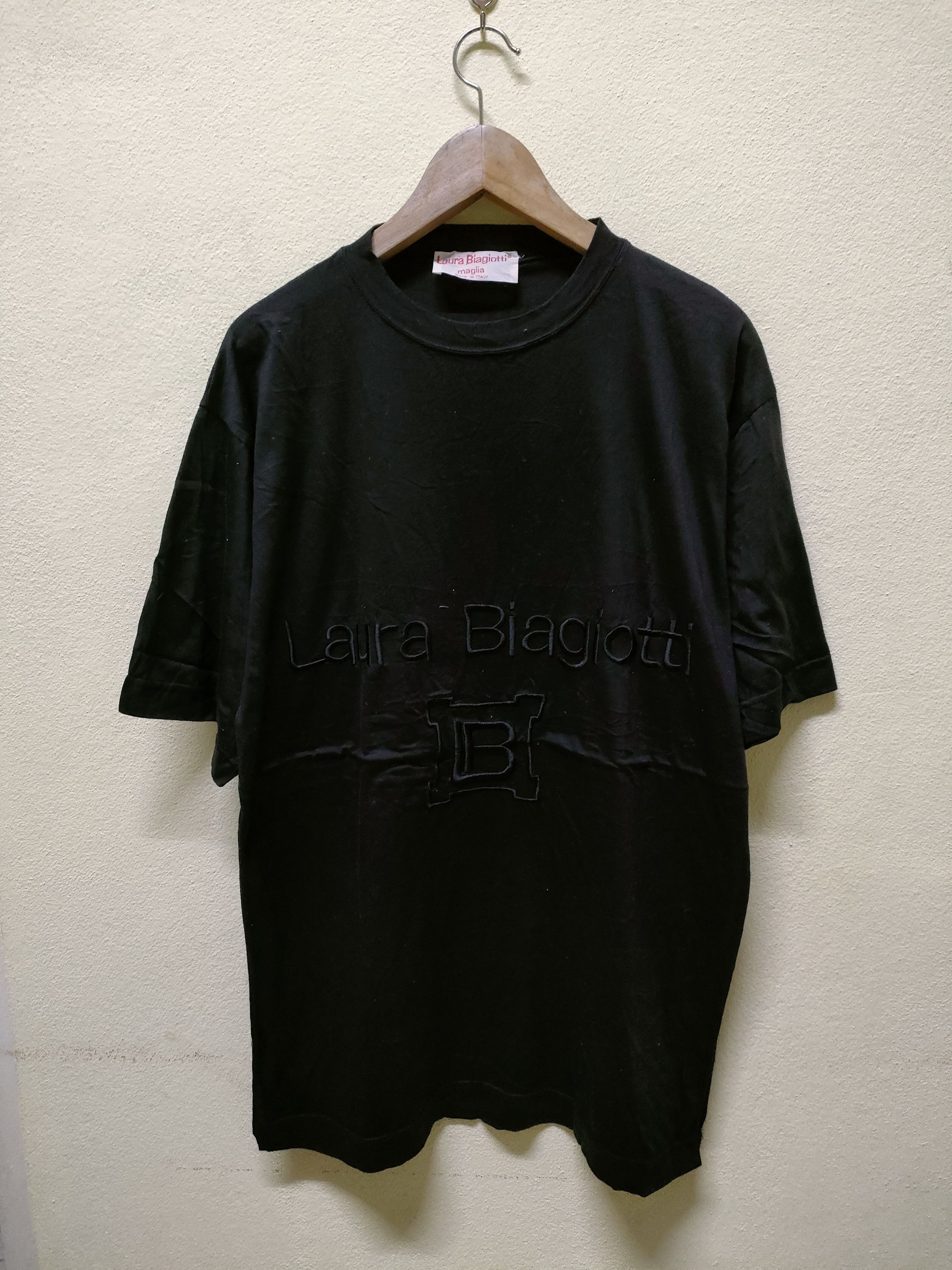 Laura Biagiotti Laura Biagiotti Spellout T-shirts Size US L / EU 52-54 / 3 - 1 Thumbnail