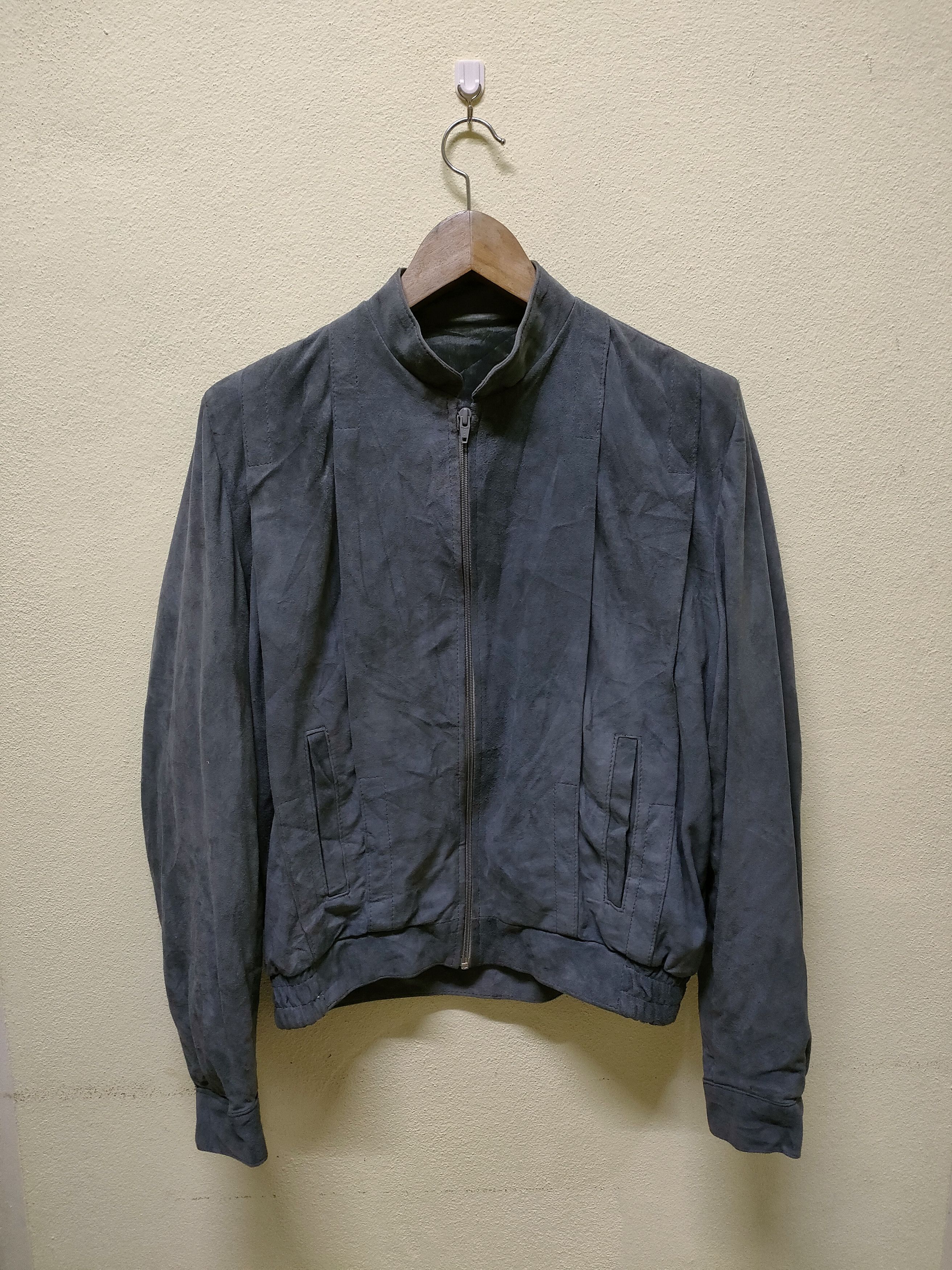 Genuine Leather × Vintage Vintage Lamb Suede Leather Jacket Size US M / EU 48-50 / 2 - 1 Thumbnail