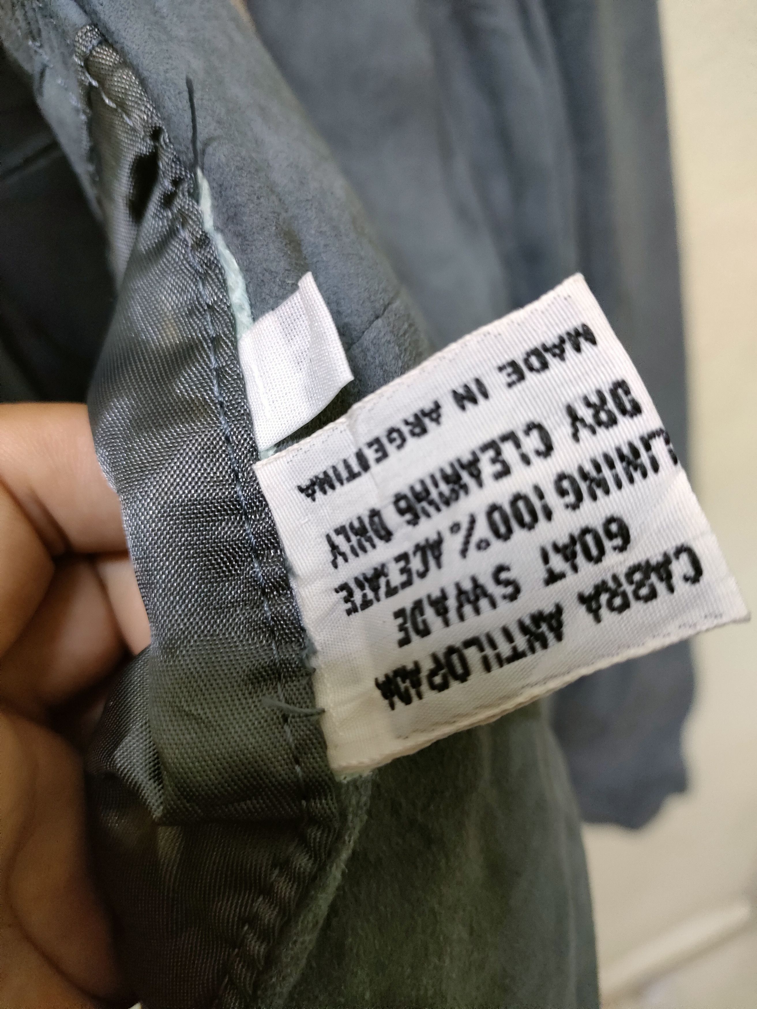 Genuine Leather × Vintage Vintage Lamb Suede Leather Jacket Size US M / EU 48-50 / 2 - 6 Thumbnail