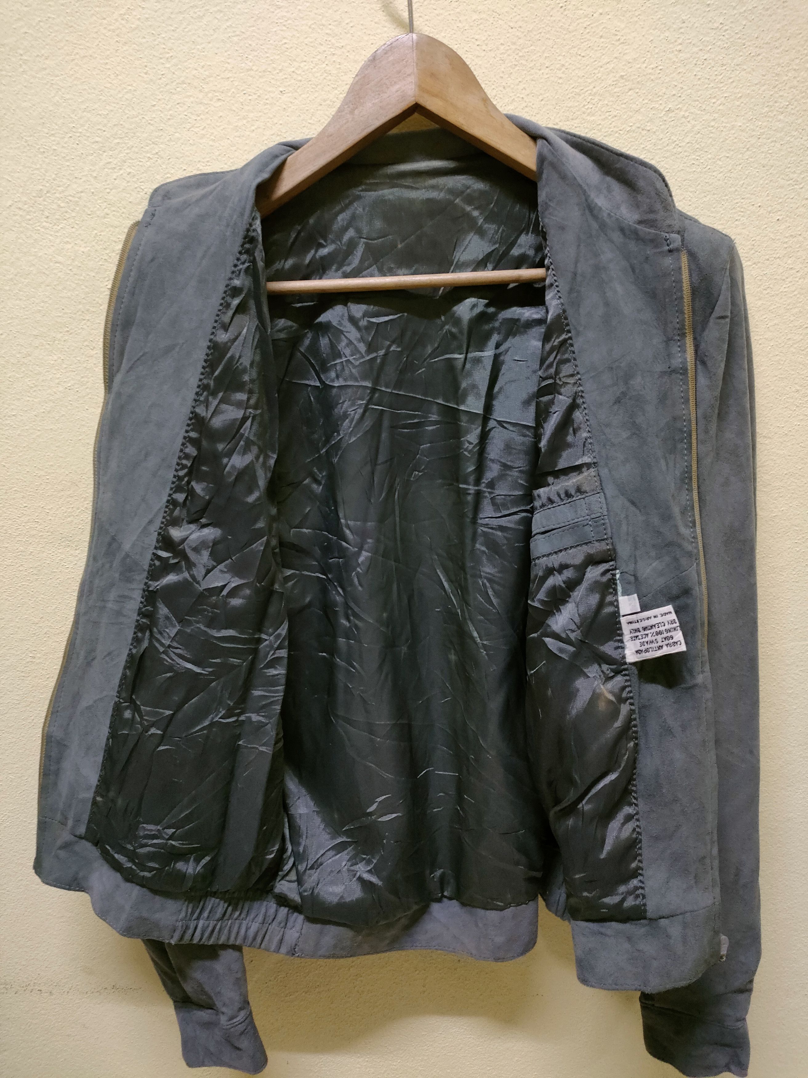 Genuine Leather × Vintage Vintage Lamb Suede Leather Jacket Size US M / EU 48-50 / 2 - 5 Thumbnail
