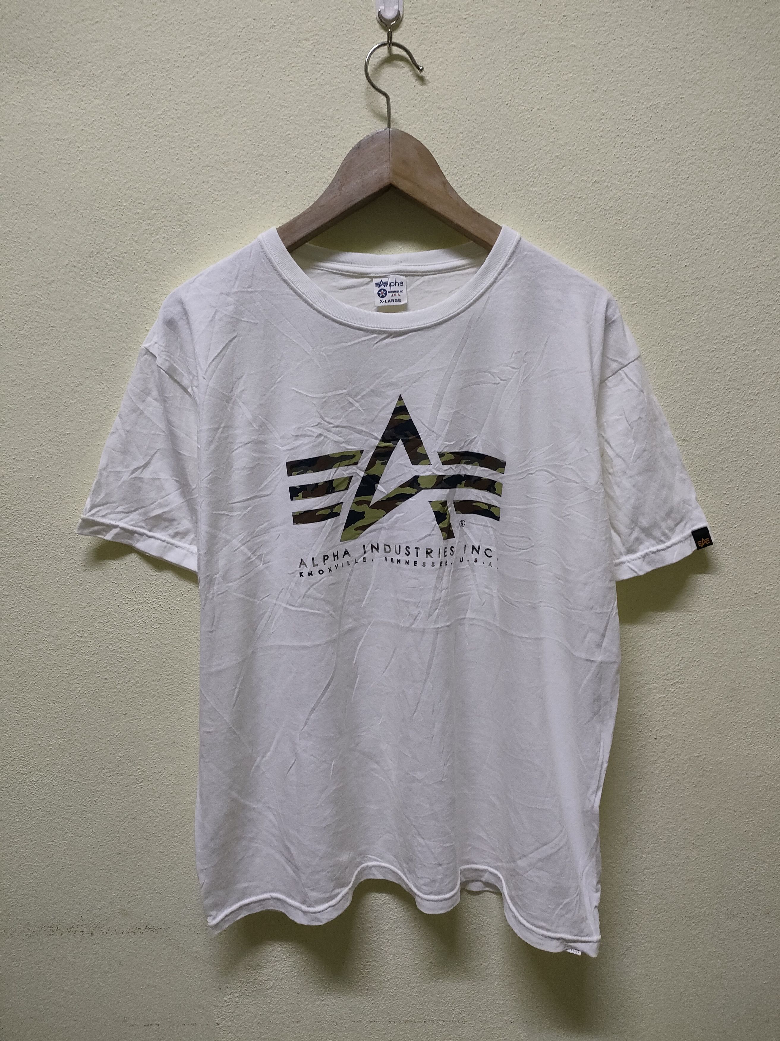Alpha Industries Alpha Industries Camouflage Logo T-shirt Size US XL / EU 56 / 4 - 1 Thumbnail