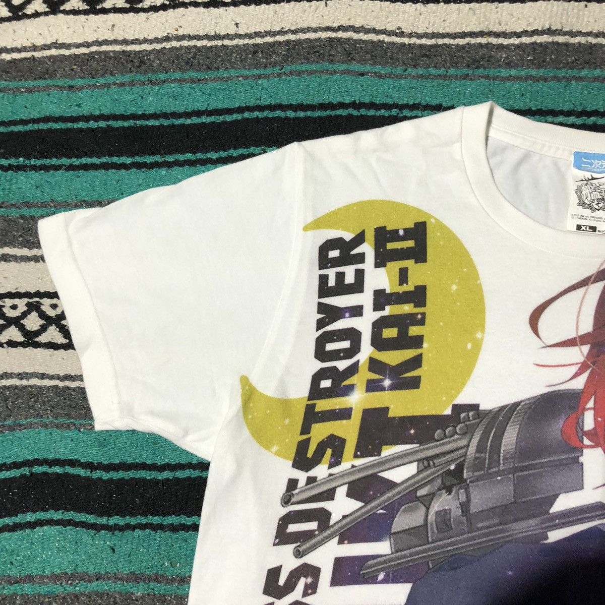 Anime Vintage Anime Cospa Kantai Collection Mutsuki Class T-Shirt Size US XL / EU 56 / 4 - 6 Thumbnail