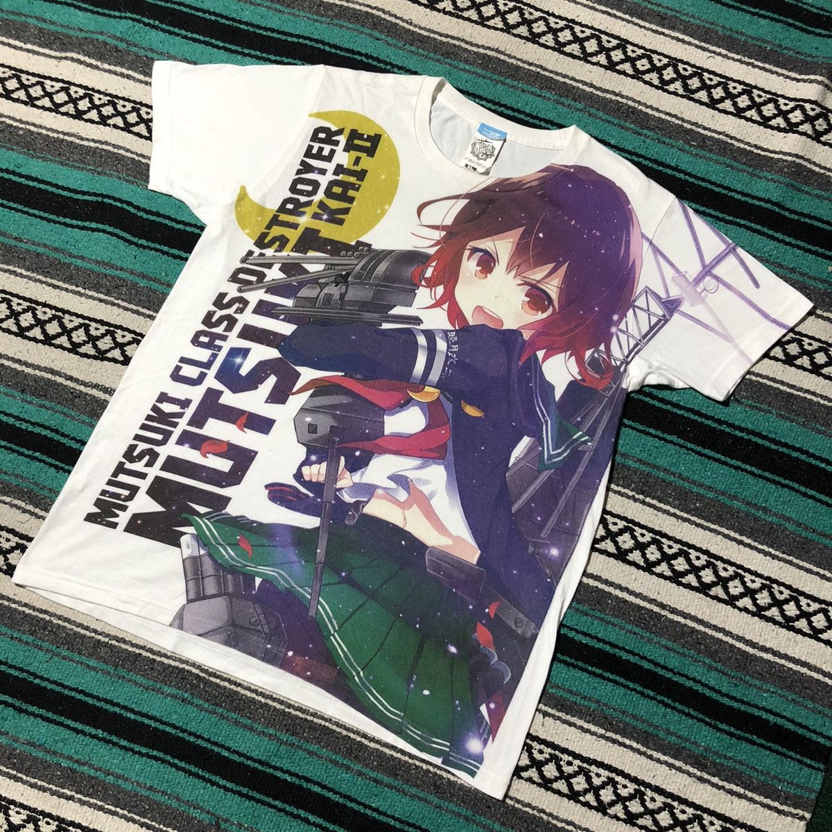Anime Vintage Anime Cospa Kantai Collection Mutsuki Class T-Shirt Size US XL / EU 56 / 4 - 2 Thumbnail
