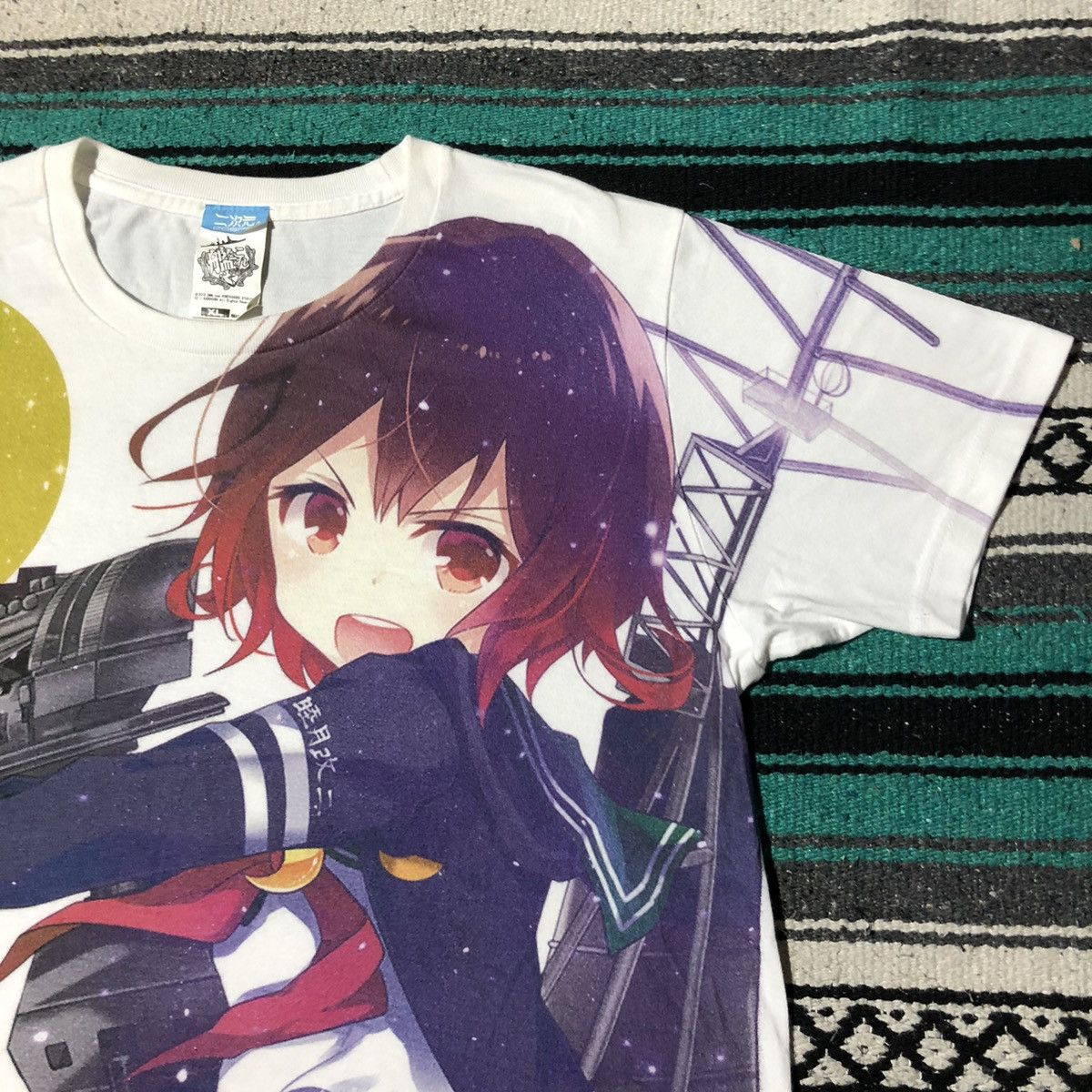 Anime Vintage Anime Cospa Kantai Collection Mutsuki Class T-Shirt Size US XL / EU 56 / 4 - 3 Thumbnail