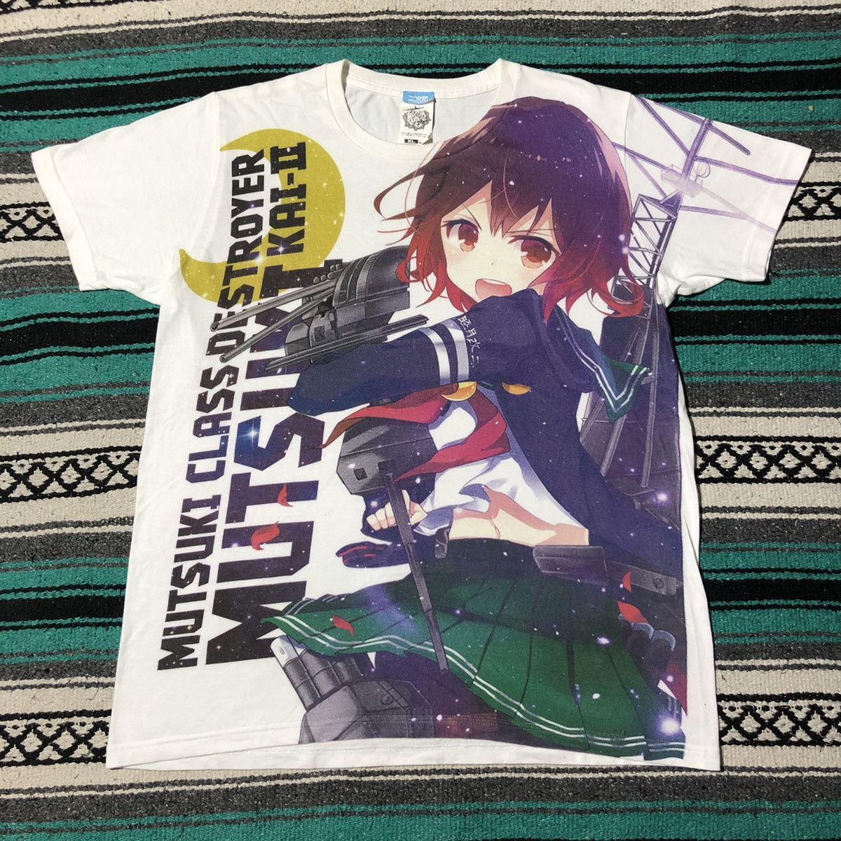 Anime Vintage Anime Cospa Kantai Collection Mutsuki Class T-Shirt Size US XL / EU 56 / 4 - 1 Thumbnail