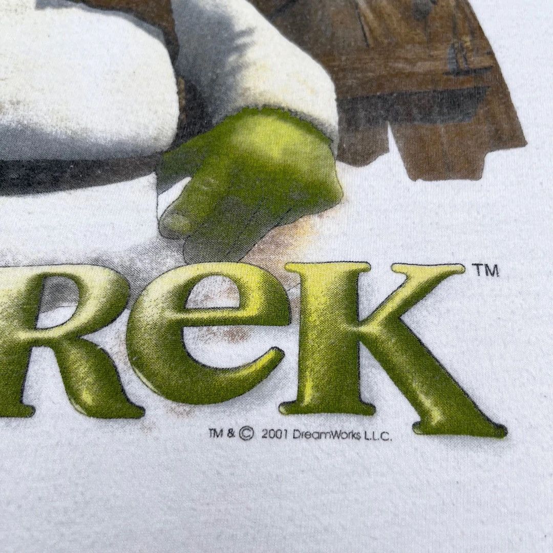 Jerzees Shrek 2001 Movie Promo Dreamworks Animation Vintage T-Shirt Size US M / EU 48-50 / 2 - 2 Thumbnail