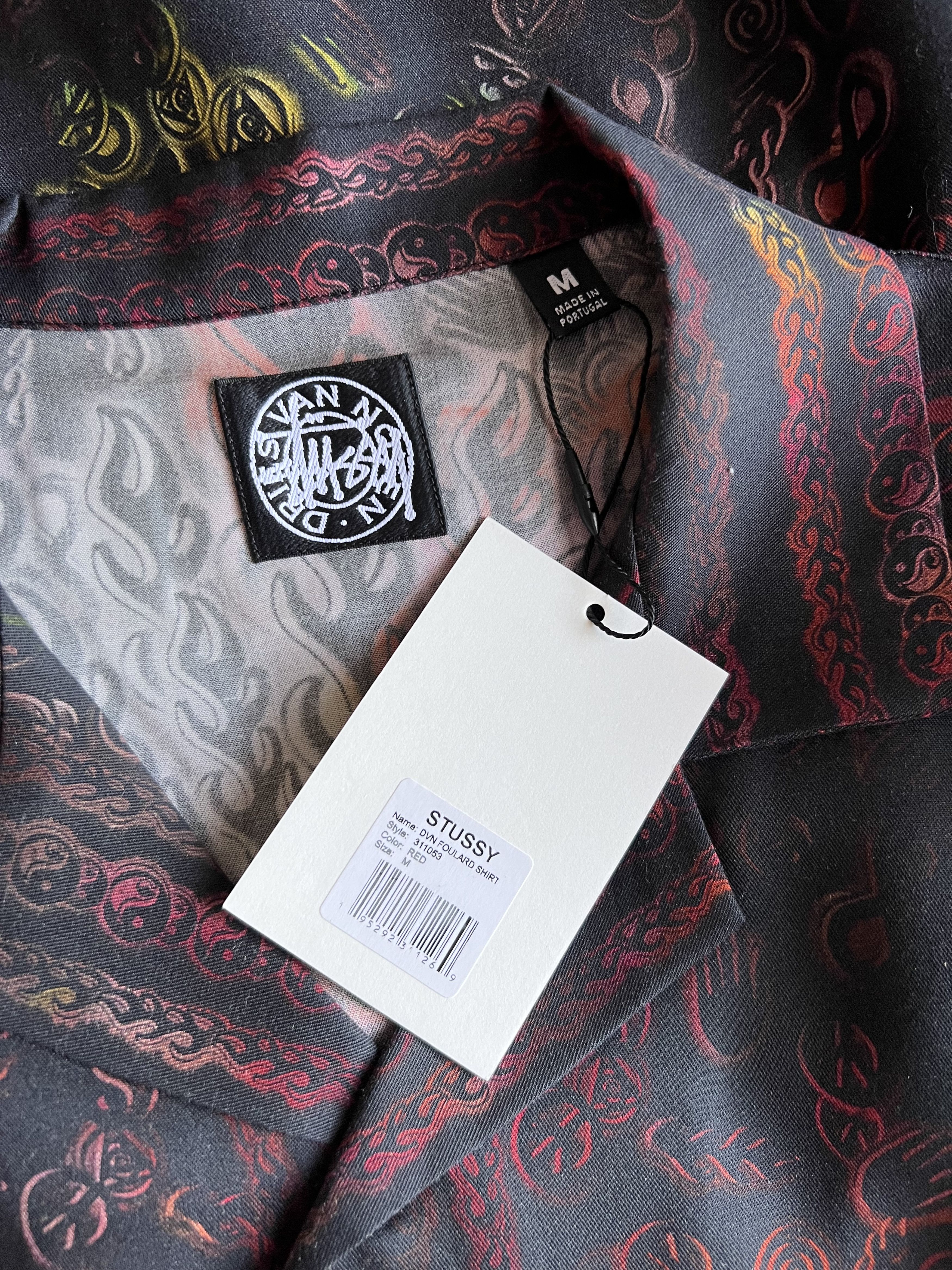 Dries Van Noten × Stussy Stussy Dries van Noten Foulard Shirt in Red Size US M / EU 48-50 / 2 - 8 Thumbnail