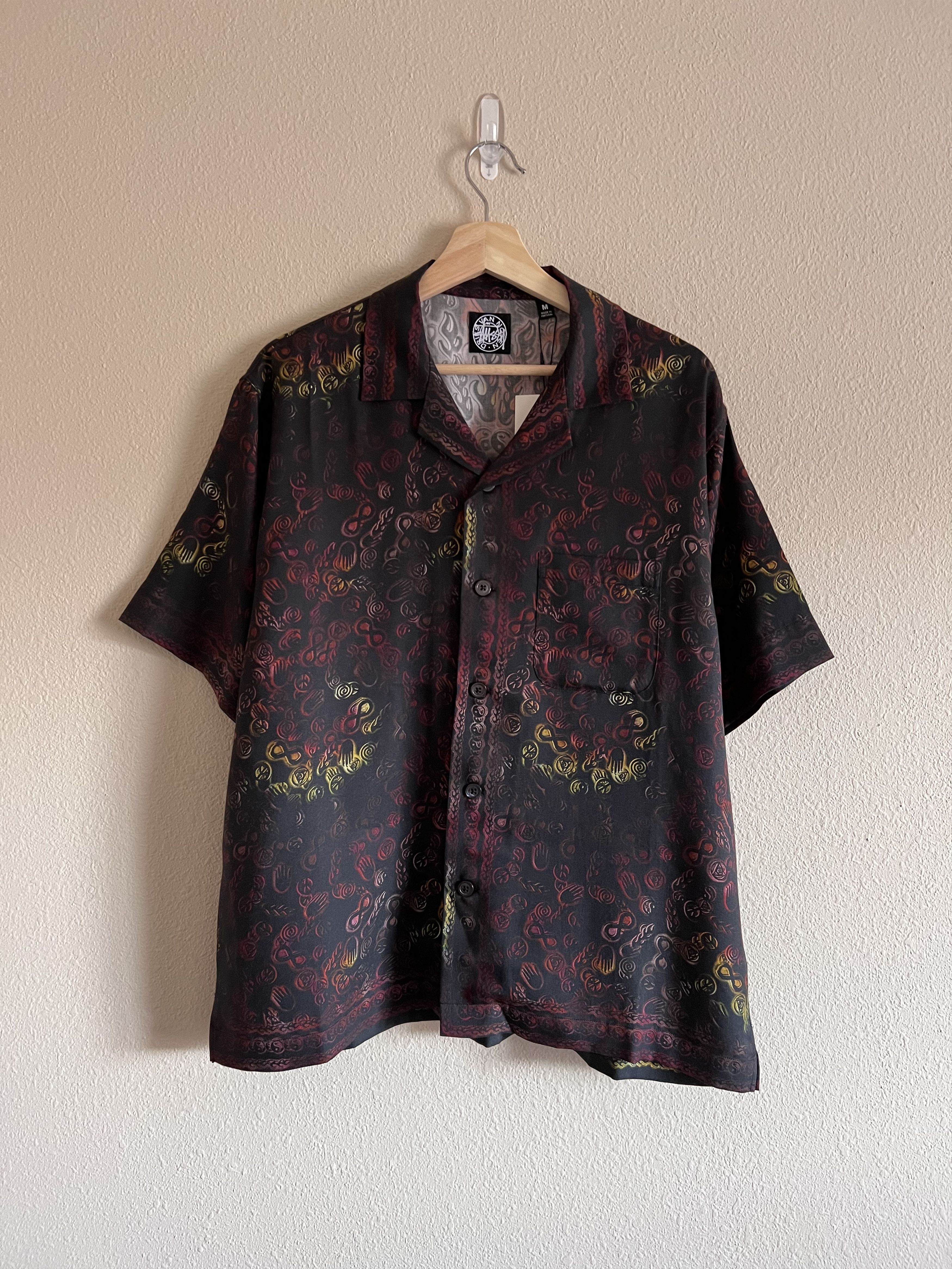 Dries Van Noten × Stussy Stussy Dries van Noten Foulard Shirt in Red Size US M / EU 48-50 / 2 - 1 Thumbnail