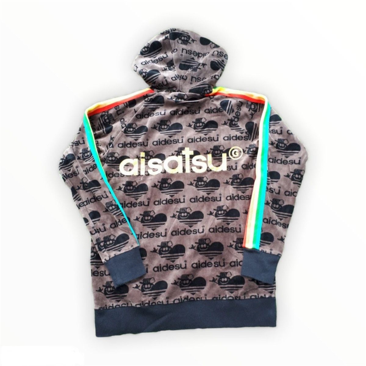 Japanese Brand × Vintage Aidesu Rasta Striped Skull Graphic Zip Size US S / EU 44-46 / 1 - 5 Thumbnail