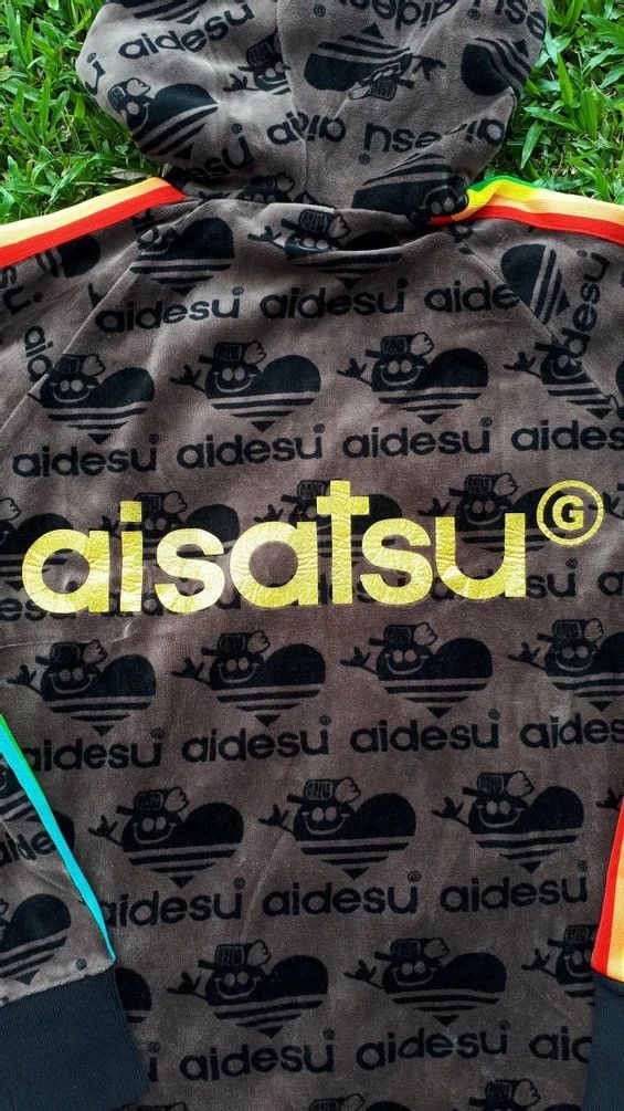 Japanese Brand × Vintage Aidesu Rasta Striped Skull Graphic Zip Size US S / EU 44-46 / 1 - 4 Thumbnail