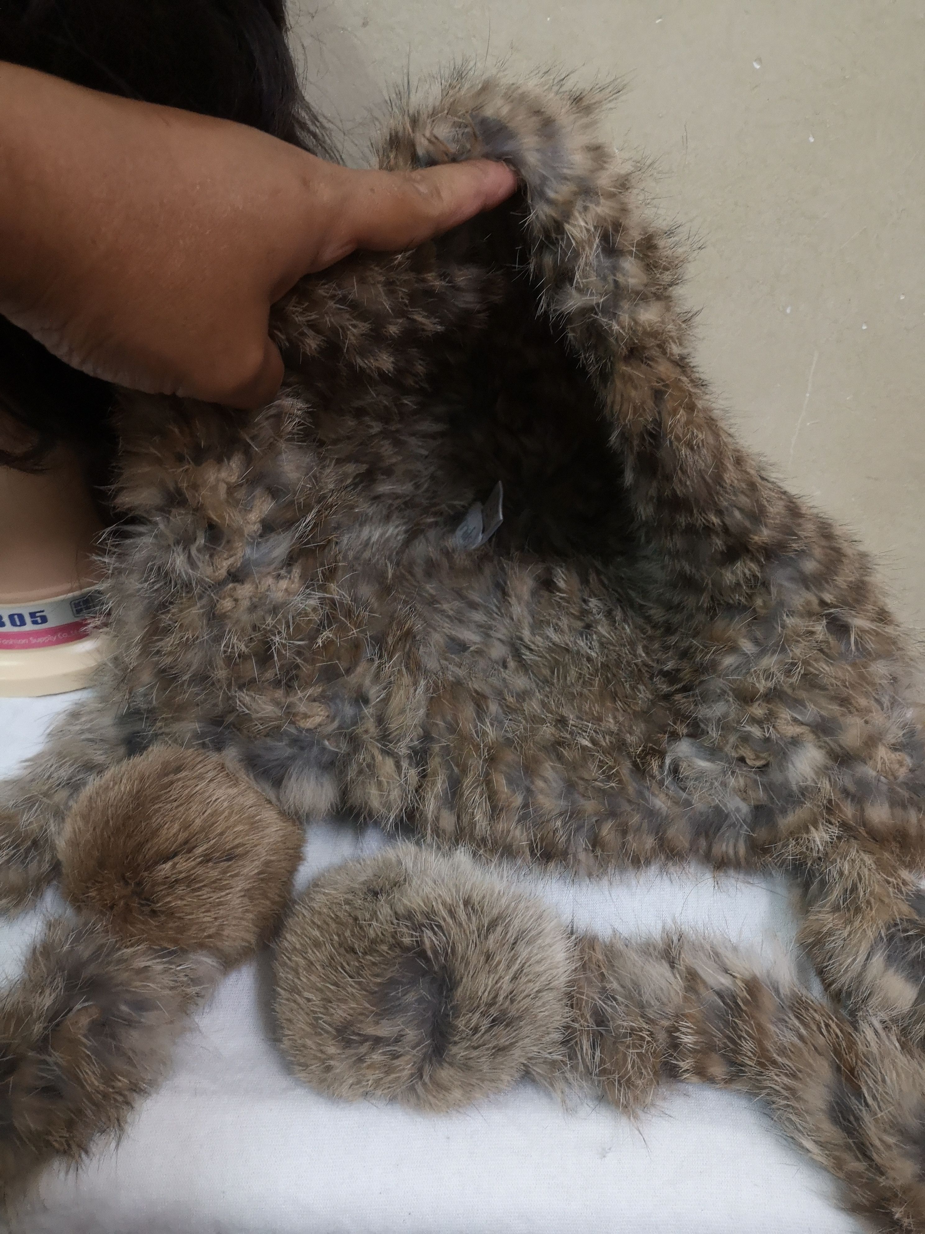 Japanese Brand Milsa Rabbit Fur Winter Hats Size ONE SIZE - 7 Thumbnail
