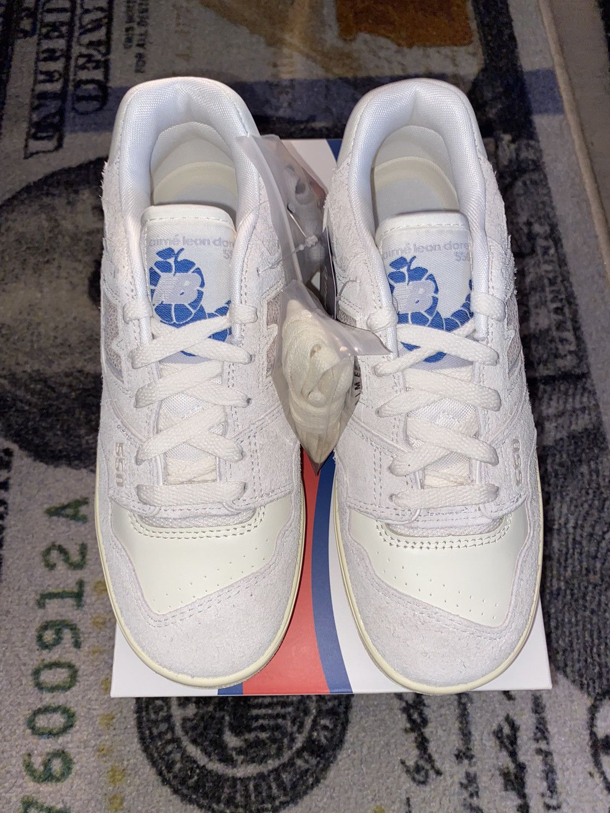 Aime Leon Dore × New Balance New Balance 550 Aime Leon Dore Grey Suede Size US 5 / EU 37 - 3 Thumbnail