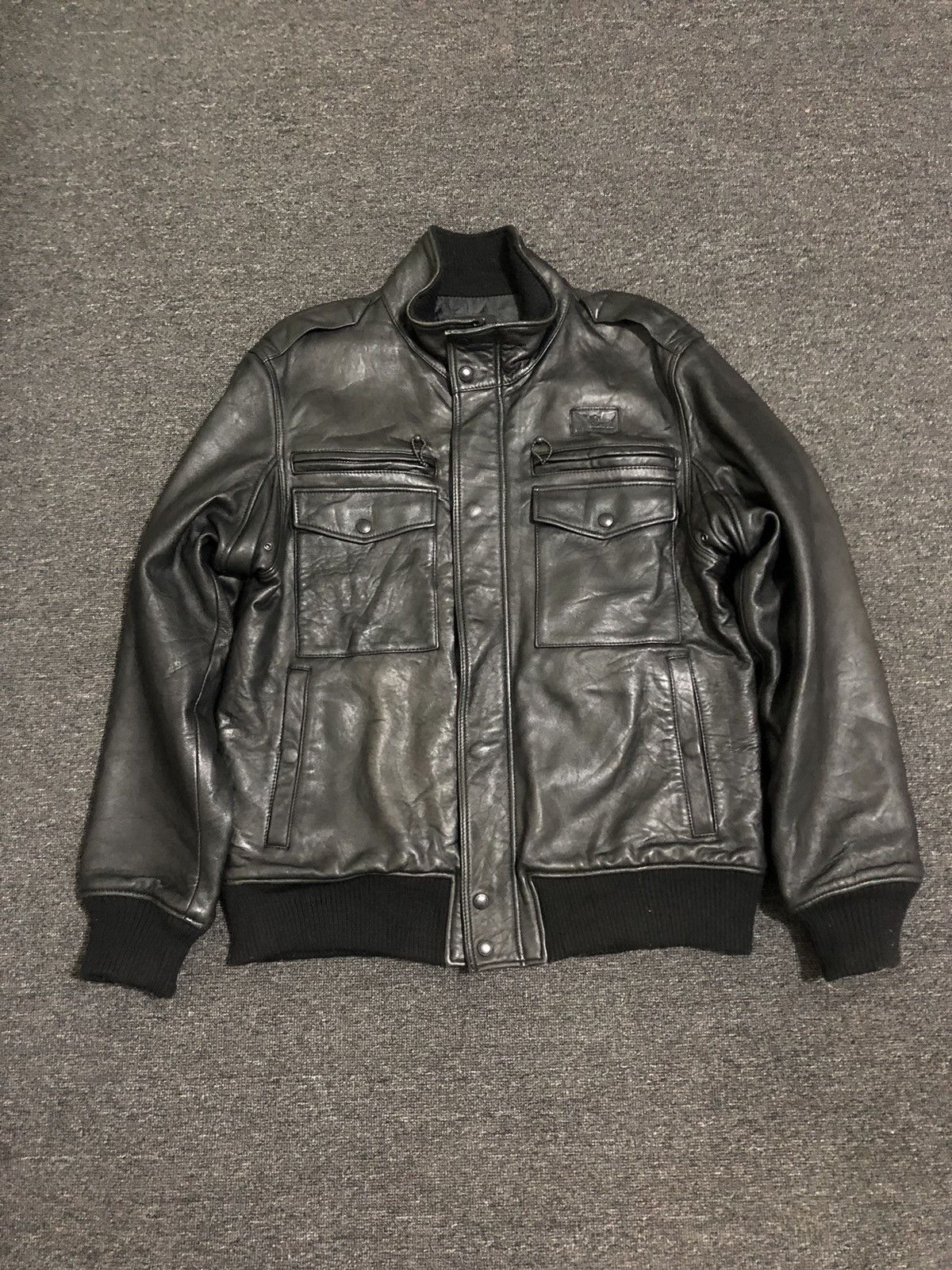 Neighborhood Tomahawk Leather Jacket - CCNH-JK-01 Size US L / EU 52-54 / 3 - 1 Thumbnail