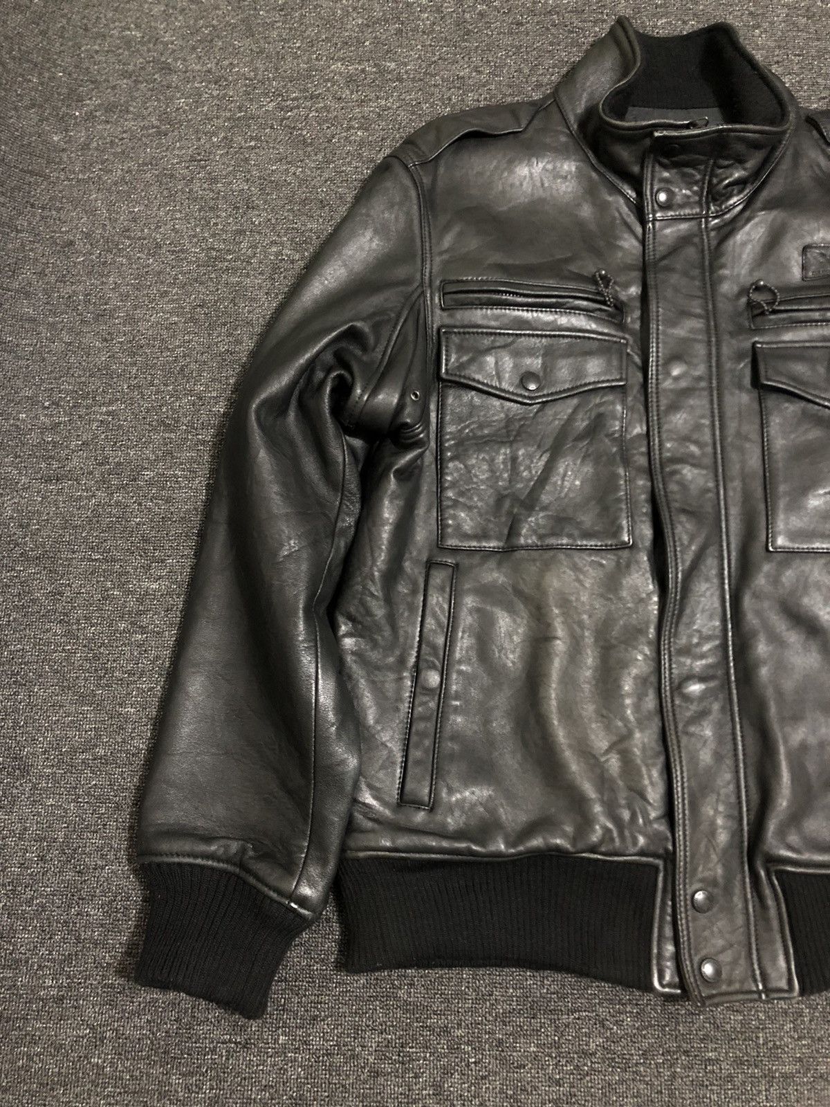 Neighborhood Tomahawk Leather Jacket - CCNH-JK-01 Size US L / EU 52-54 / 3 - 3 Thumbnail