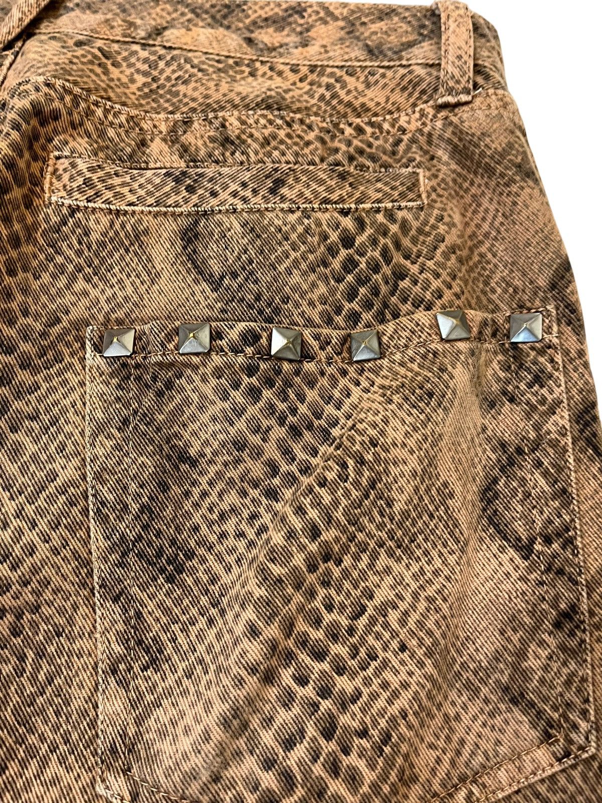 PPFM Japanese Brand PPFM Snake Print Pants Size US 29 - 6 Thumbnail