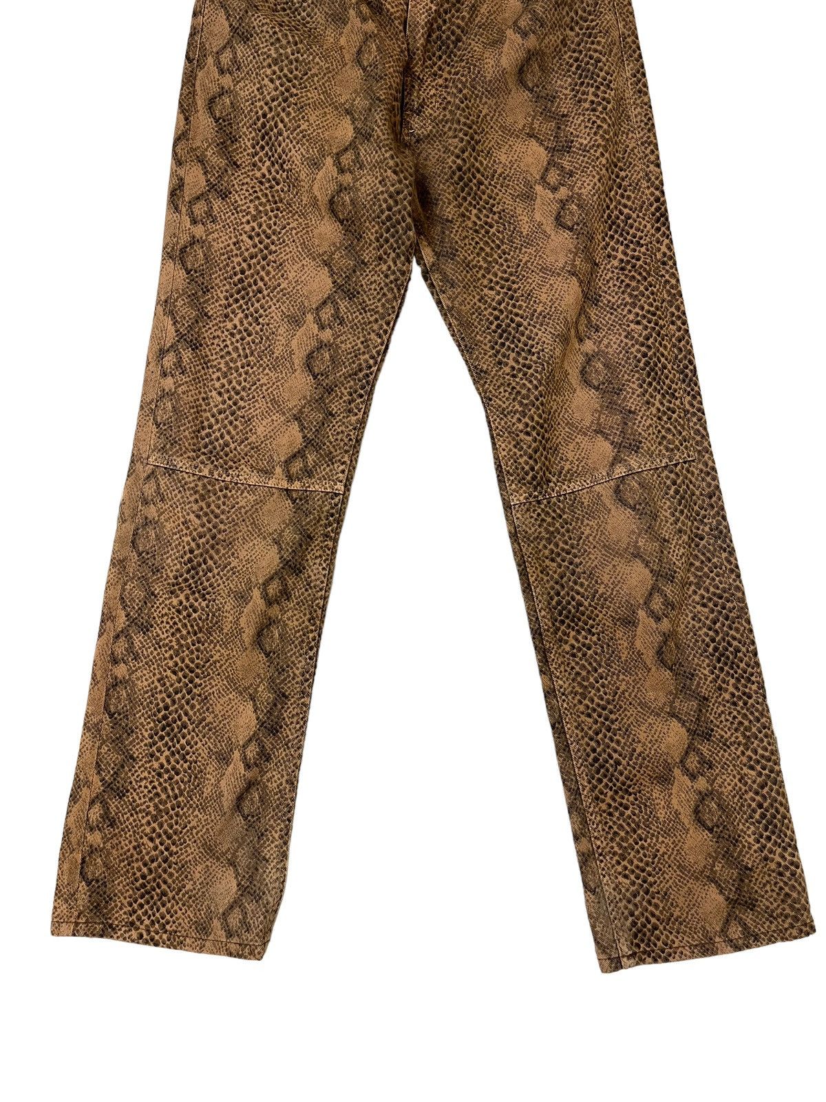 PPFM Japanese Brand PPFM Snake Print Pants Size US 29 - 4 Thumbnail