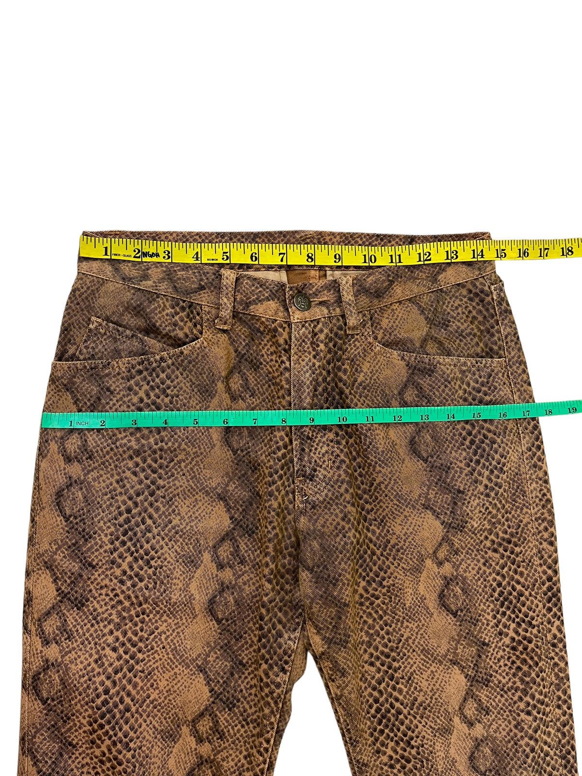 PPFM Japanese Brand PPFM Snake Print Pants Size US 29 - 7 Thumbnail