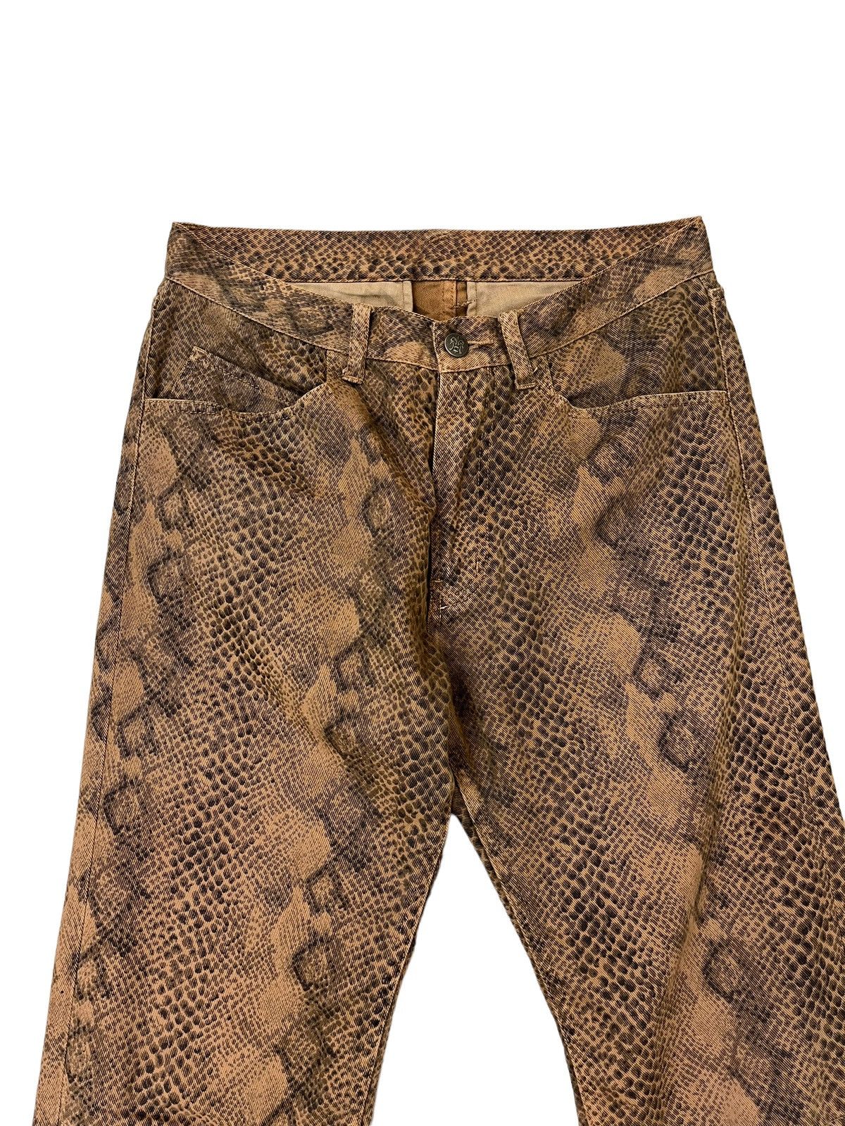 PPFM Japanese Brand PPFM Snake Print Pants Size US 29 - 3 Thumbnail