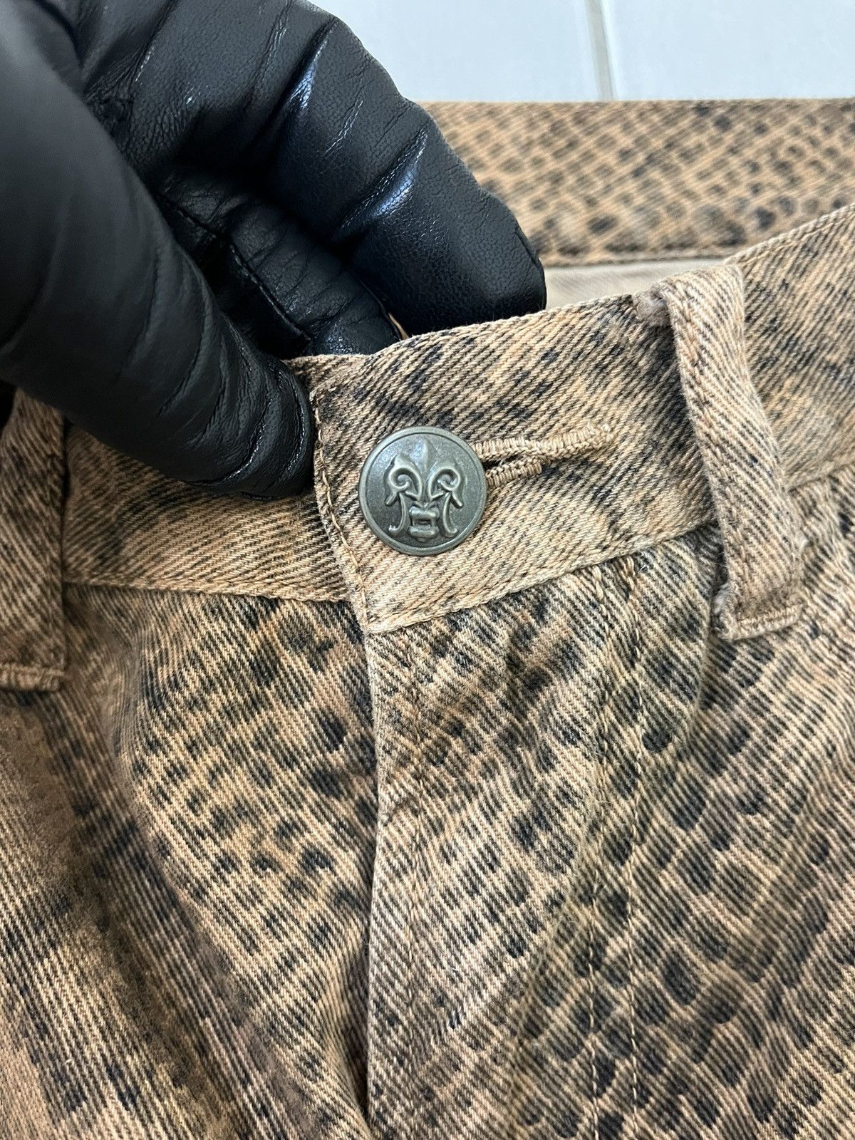 PPFM Japanese Brand PPFM Snake Print Pants Size US 29 - 11 Thumbnail
