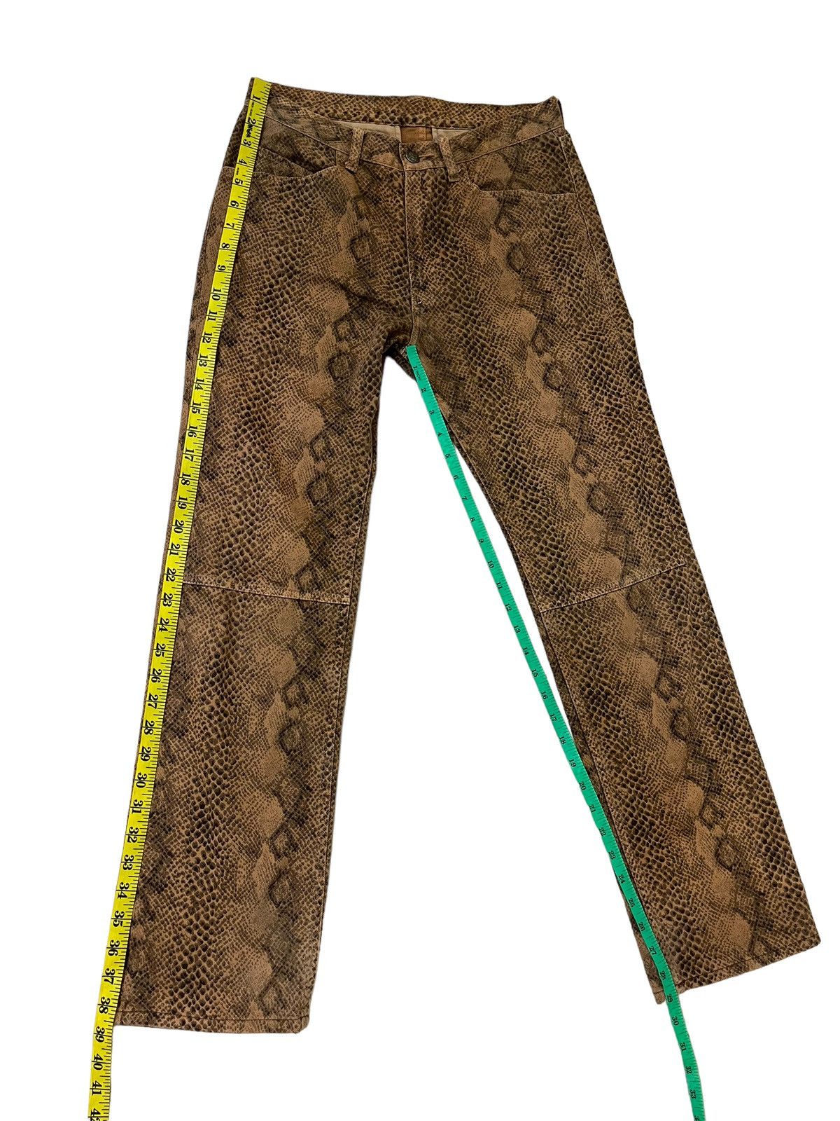 PPFM Japanese Brand PPFM Snake Print Pants Size US 29 - 8 Thumbnail