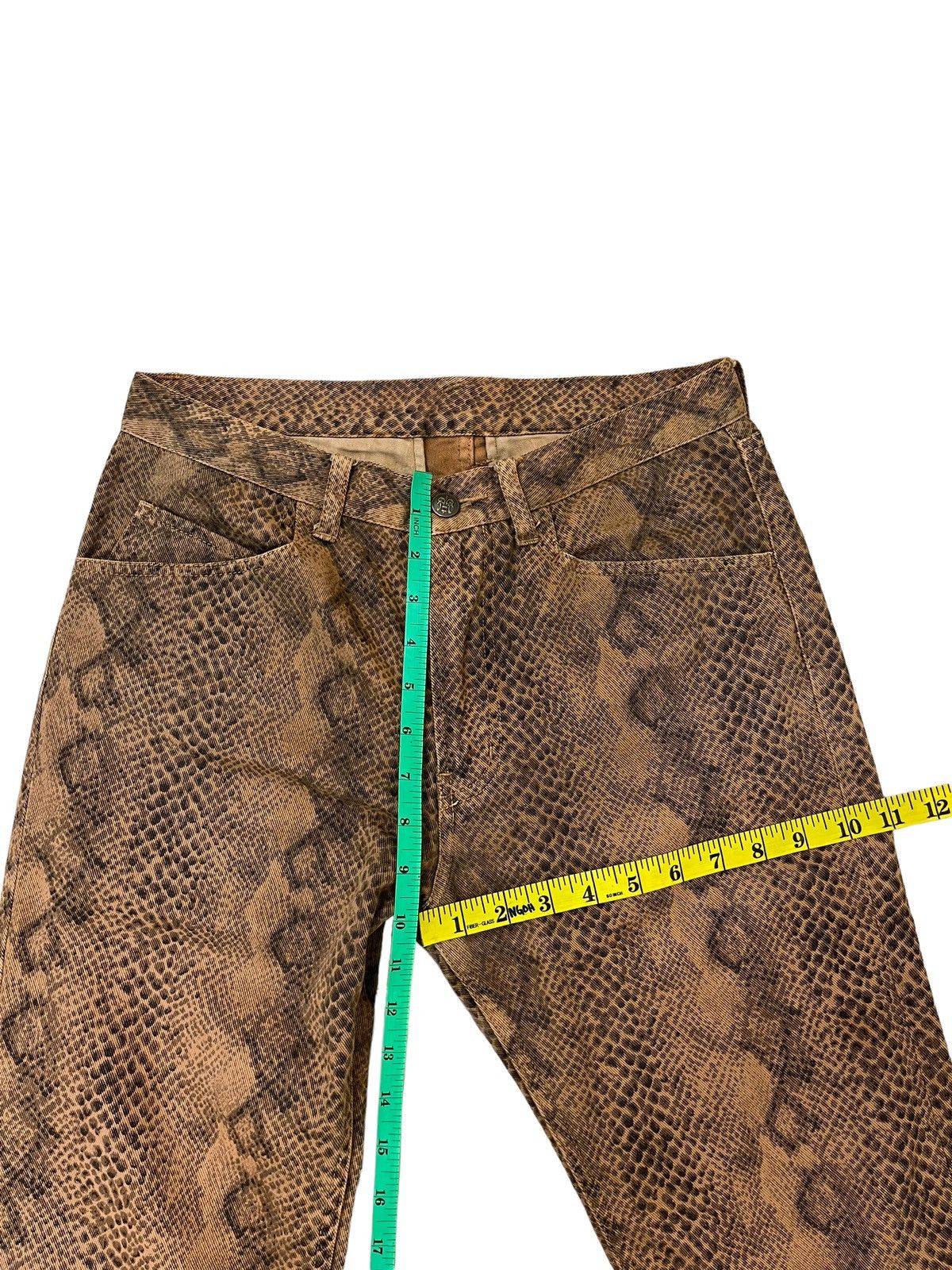 PPFM Japanese Brand PPFM Snake Print Pants Size US 29 - 9 Thumbnail