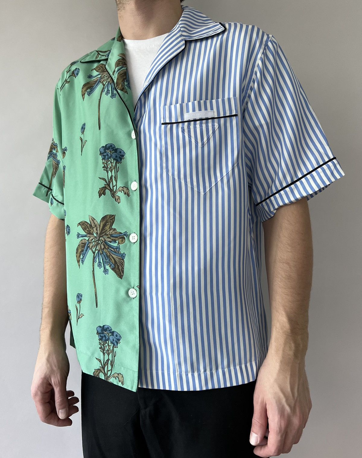 Prada Double Match silk shirt Size US M / EU 48-50 / 2 - 2 Thumbnail