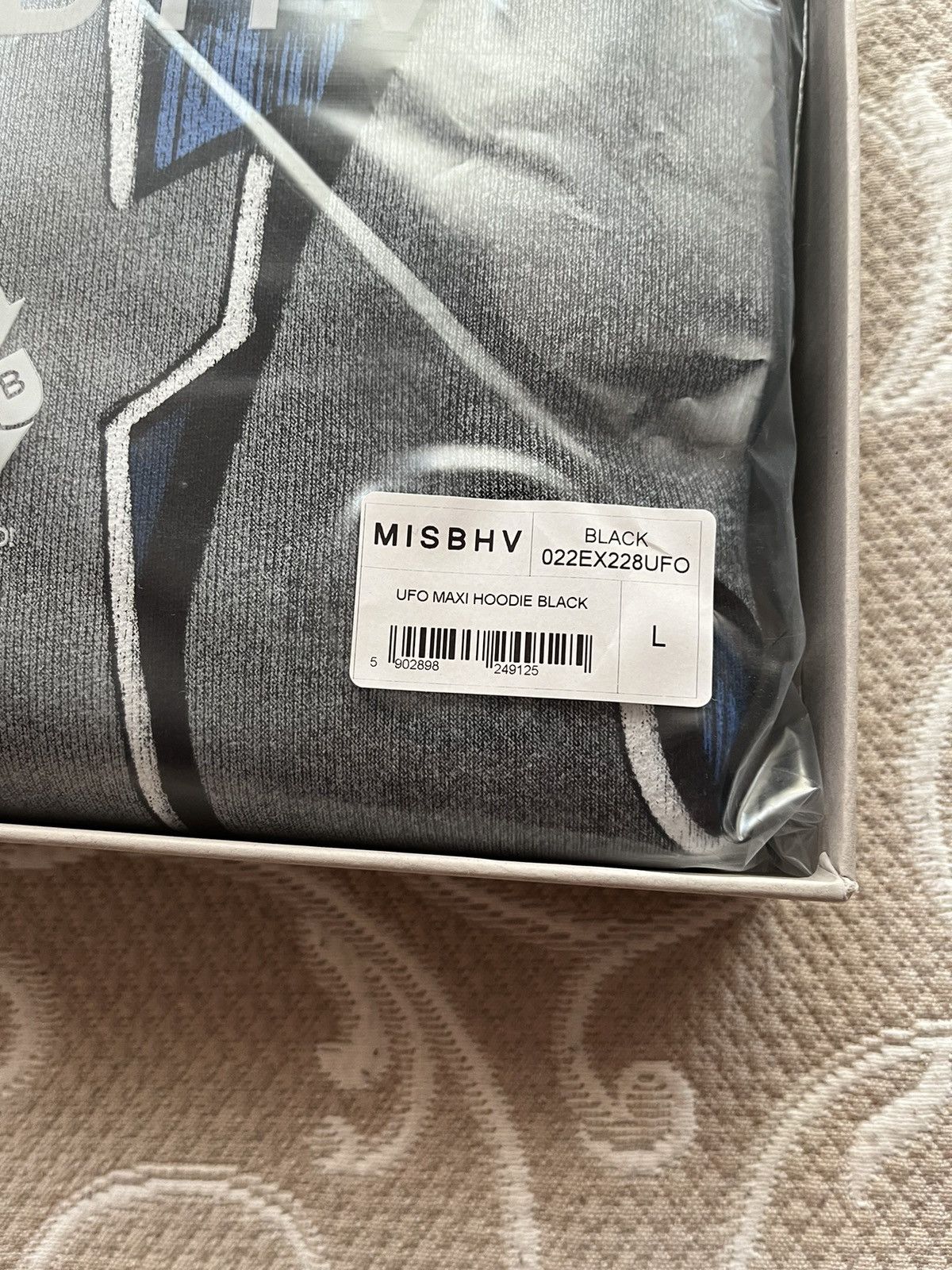 Designer × Misbhv MISBHV X UFO361 BLACK HOODIE PRINT Size US L / EU 52-54 / 3 - 3 Thumbnail