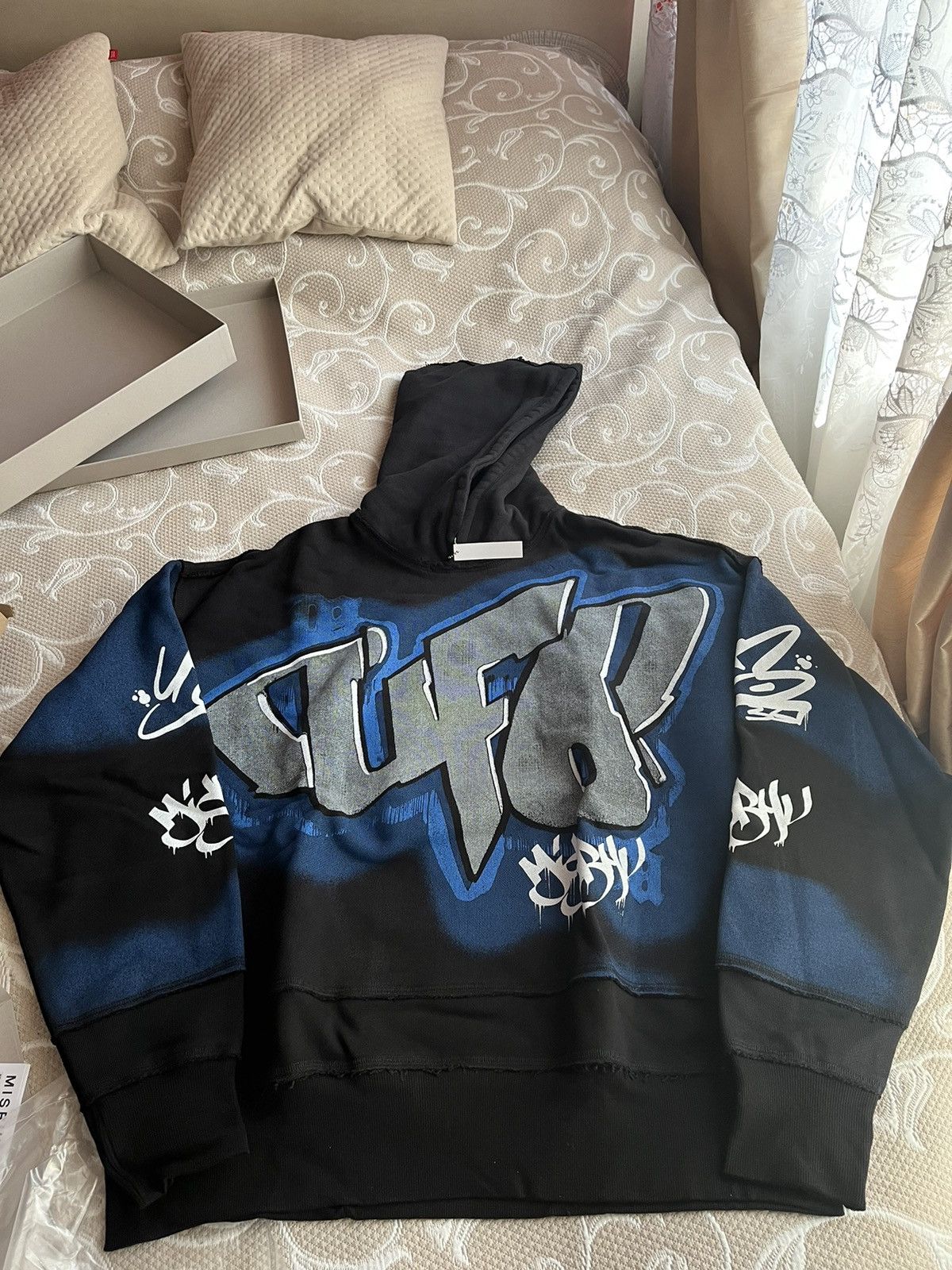 Designer × Misbhv MISBHV X UFO361 BLACK HOODIE PRINT Size US L / EU 52-54 / 3 - 2 Thumbnail