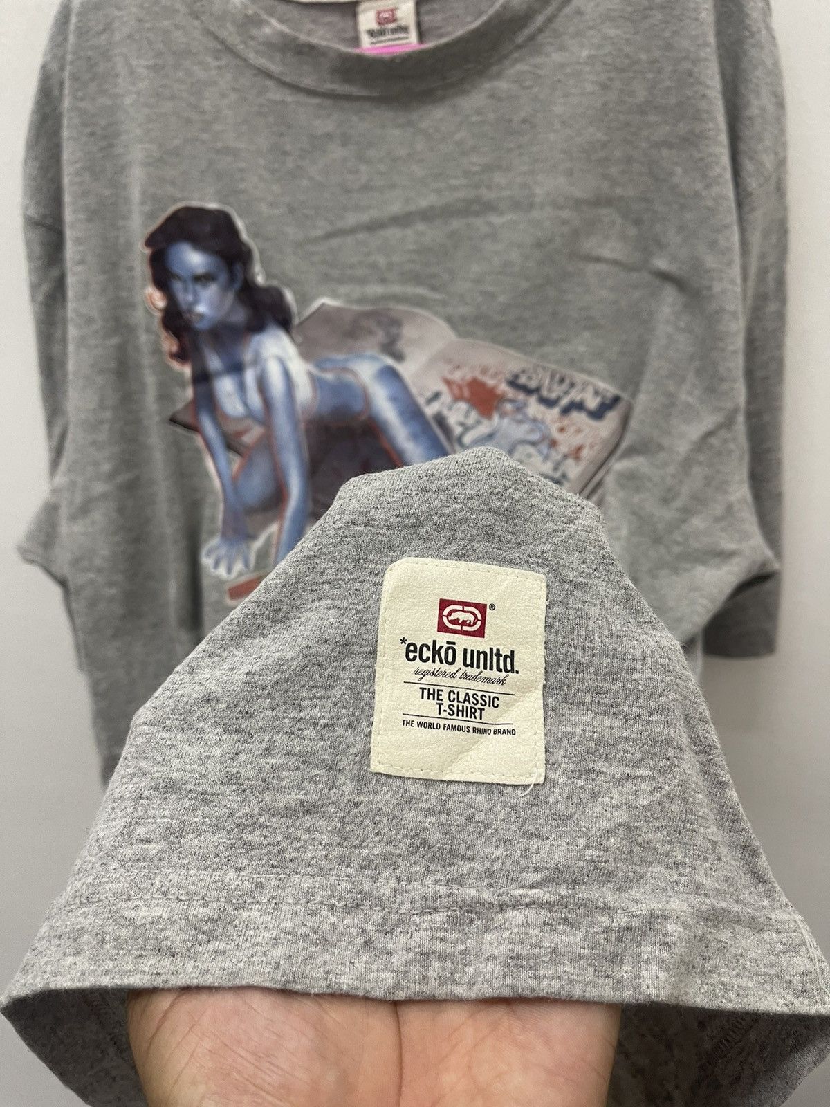 Ecko Unltd. Rare Vintage ECKO UNLTD Graffiti Balvin Graffiti Rap Tee Size US L / EU 52-54 / 3 - 3 Thumbnail