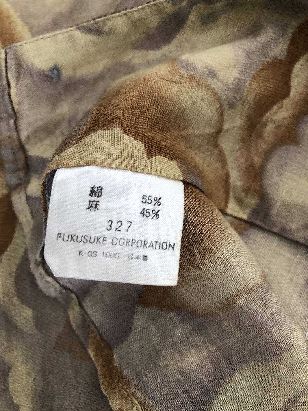 Lancel 90s Lancel Paris Psychedelic Flowers Linen Hawaiian Shirt Size US L / EU 52-54 / 3 - 16 Thumbnail