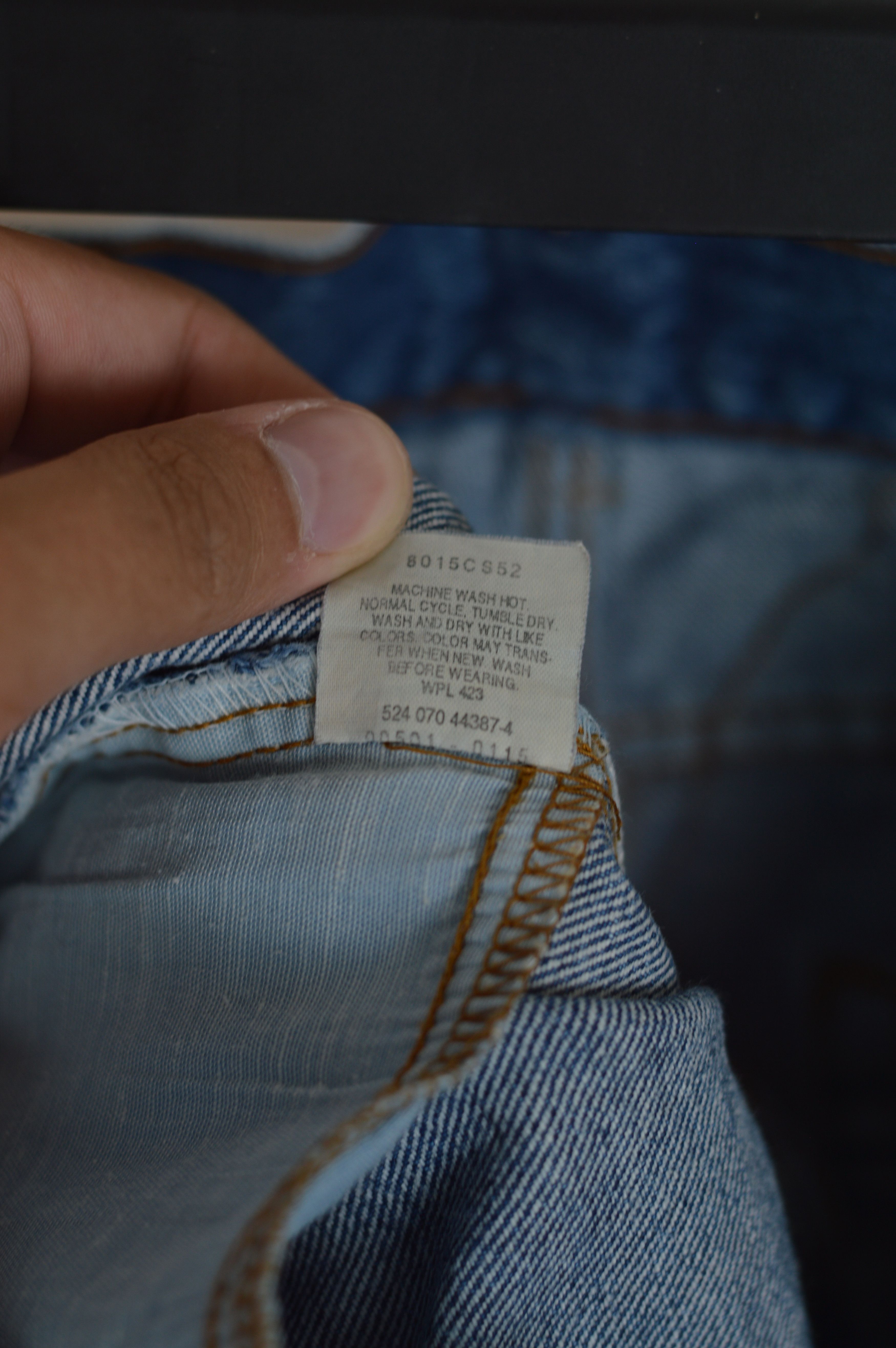Levi's × Levi's Vintage Clothing × Vintage Vintage Made In USA Levi's 501 Blue Denim Pant Size US 33 - 13 Thumbnail