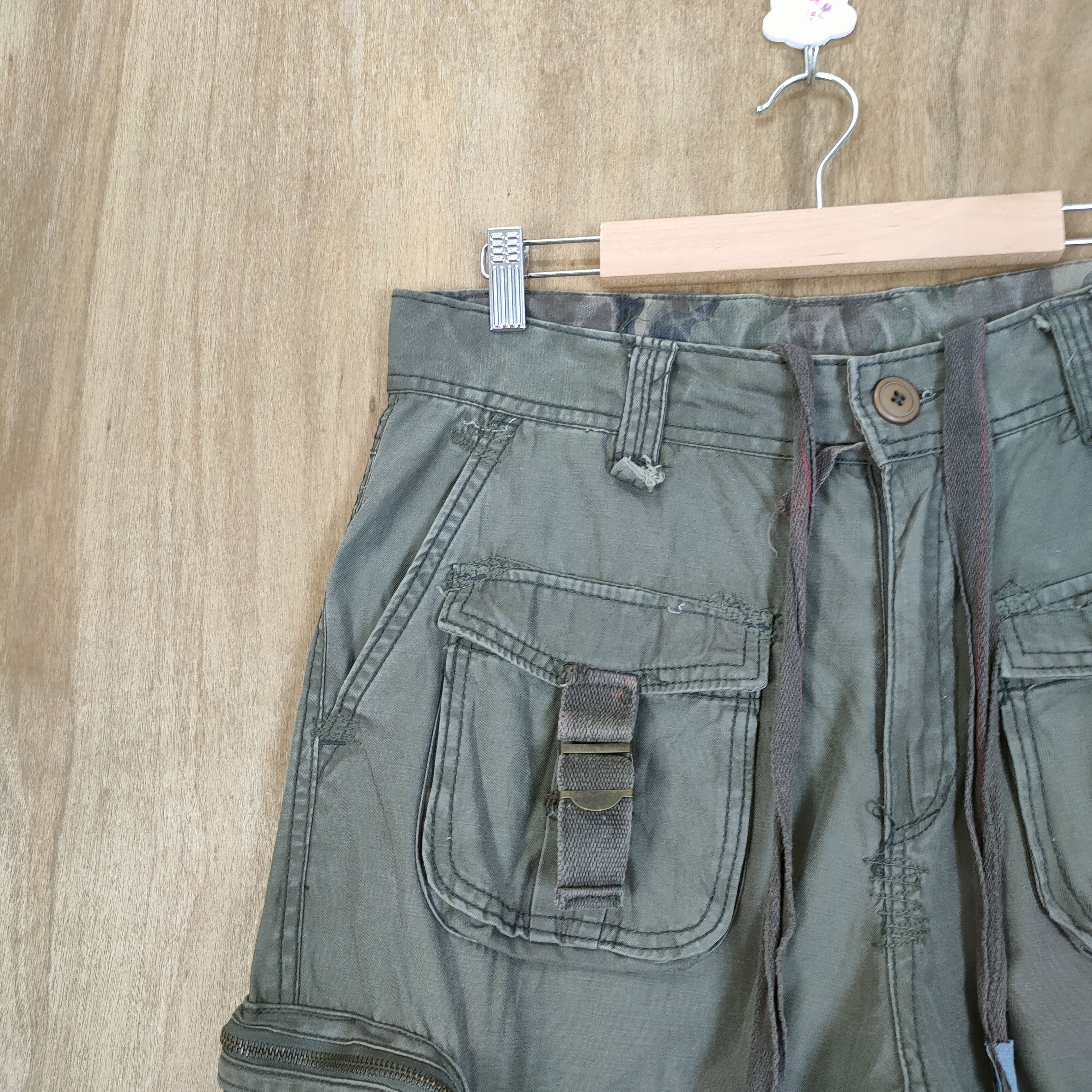 Japanese Brand × Seditionaries × Vintage VINTAGE GAME FADED BONDAGE CARGO PANTS Size US 34 / EU 50 - 10 Thumbnail