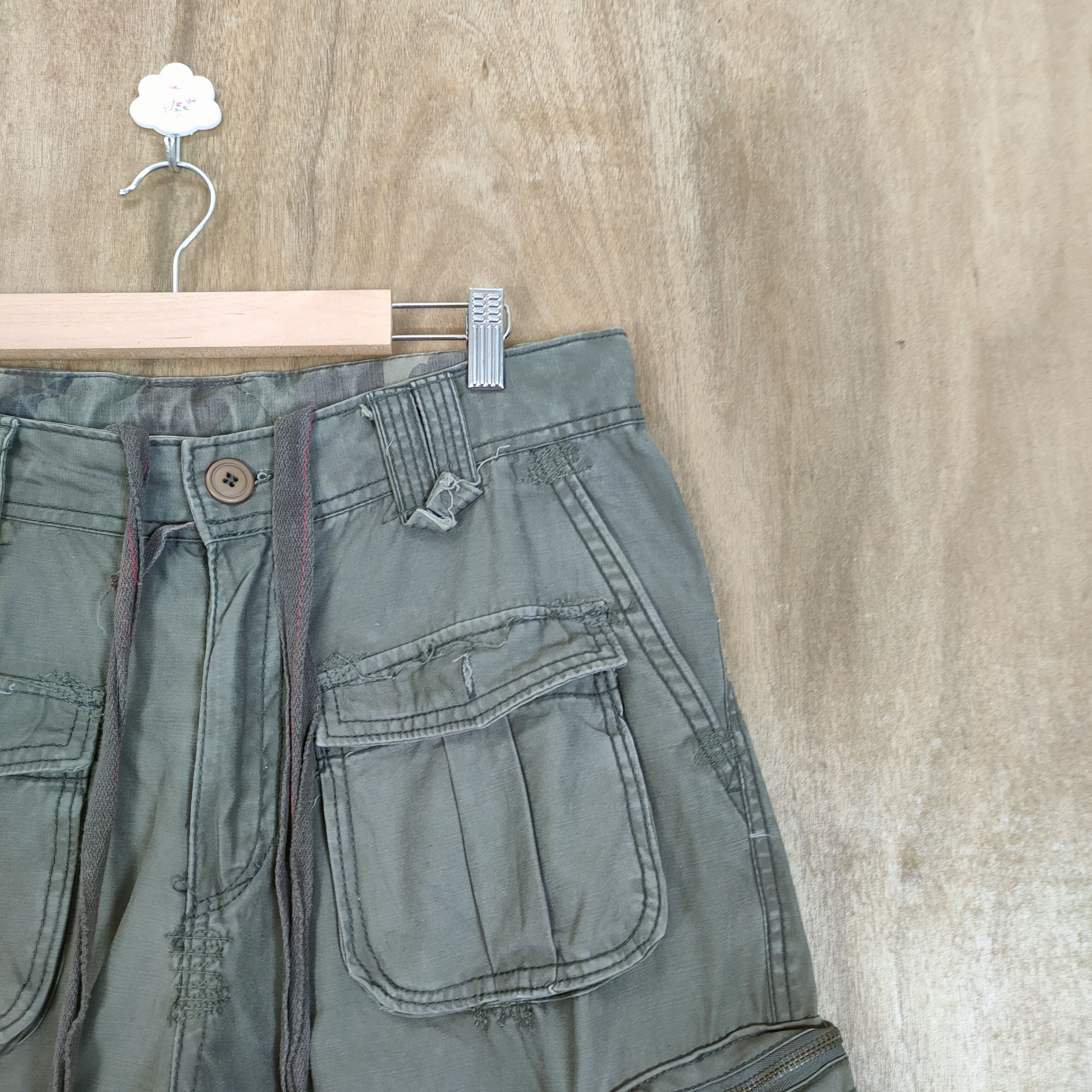 Japanese Brand × Seditionaries × Vintage VINTAGE GAME FADED BONDAGE CARGO PANTS Size US 34 / EU 50 - 11 Thumbnail