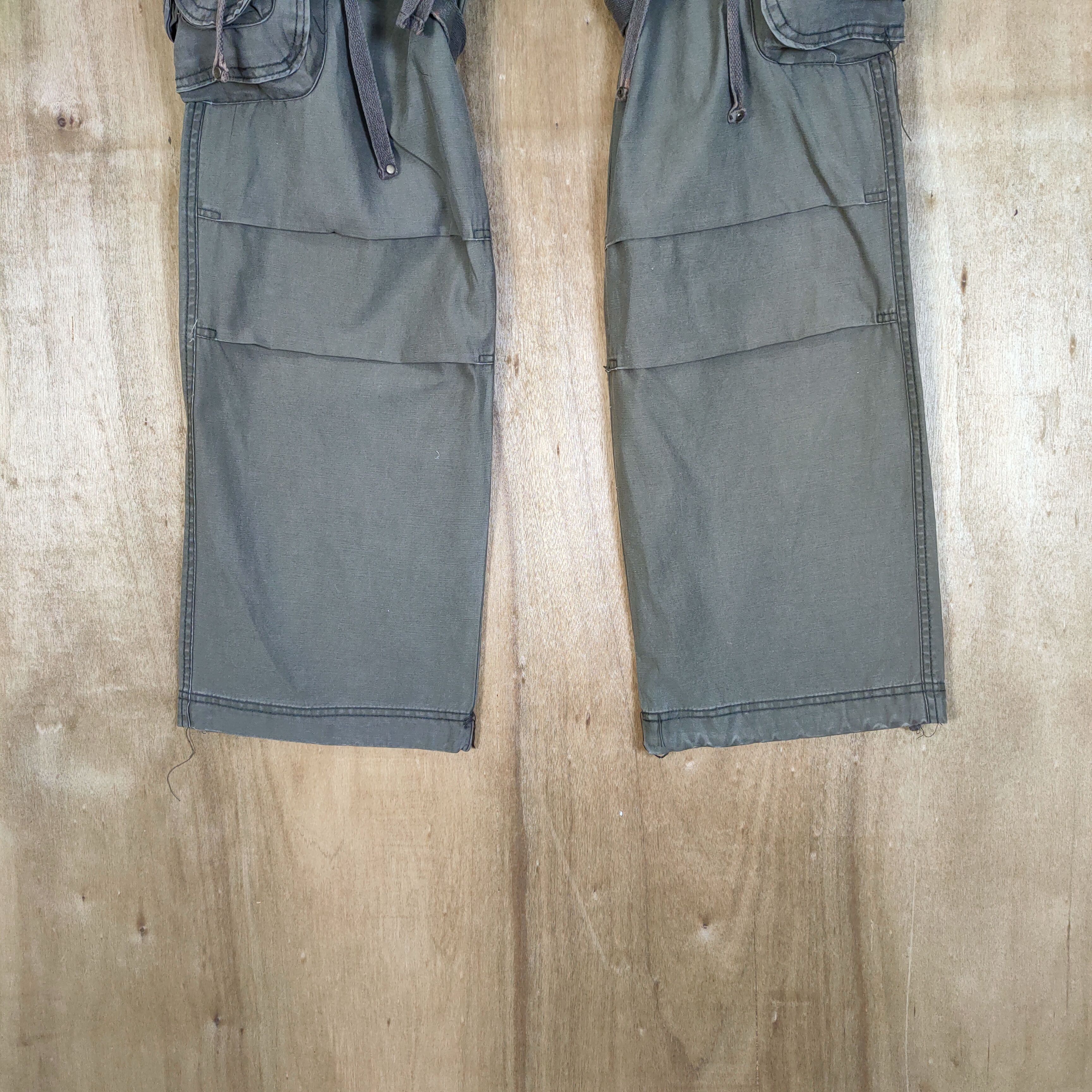 Japanese Brand × Seditionaries × Vintage VINTAGE GAME FADED BONDAGE CARGO PANTS Size US 34 / EU 50 - 9 Thumbnail