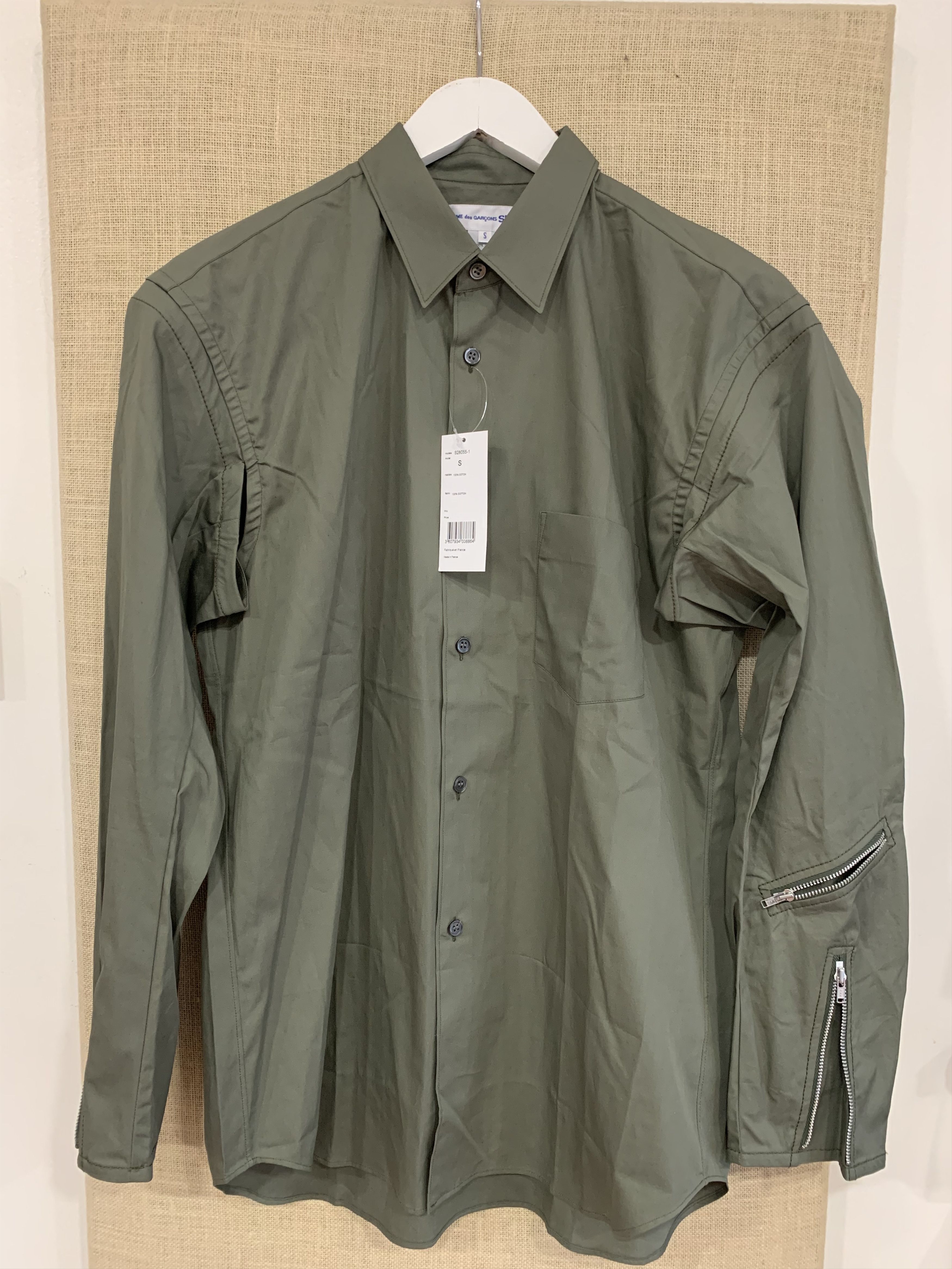 Comme des Garcons × Comme des Garcons SHIRT WT comme des garcons SHIRtT army flight zipper shirt Size US S / EU 44-46 / 1 - 1 Thumbnail