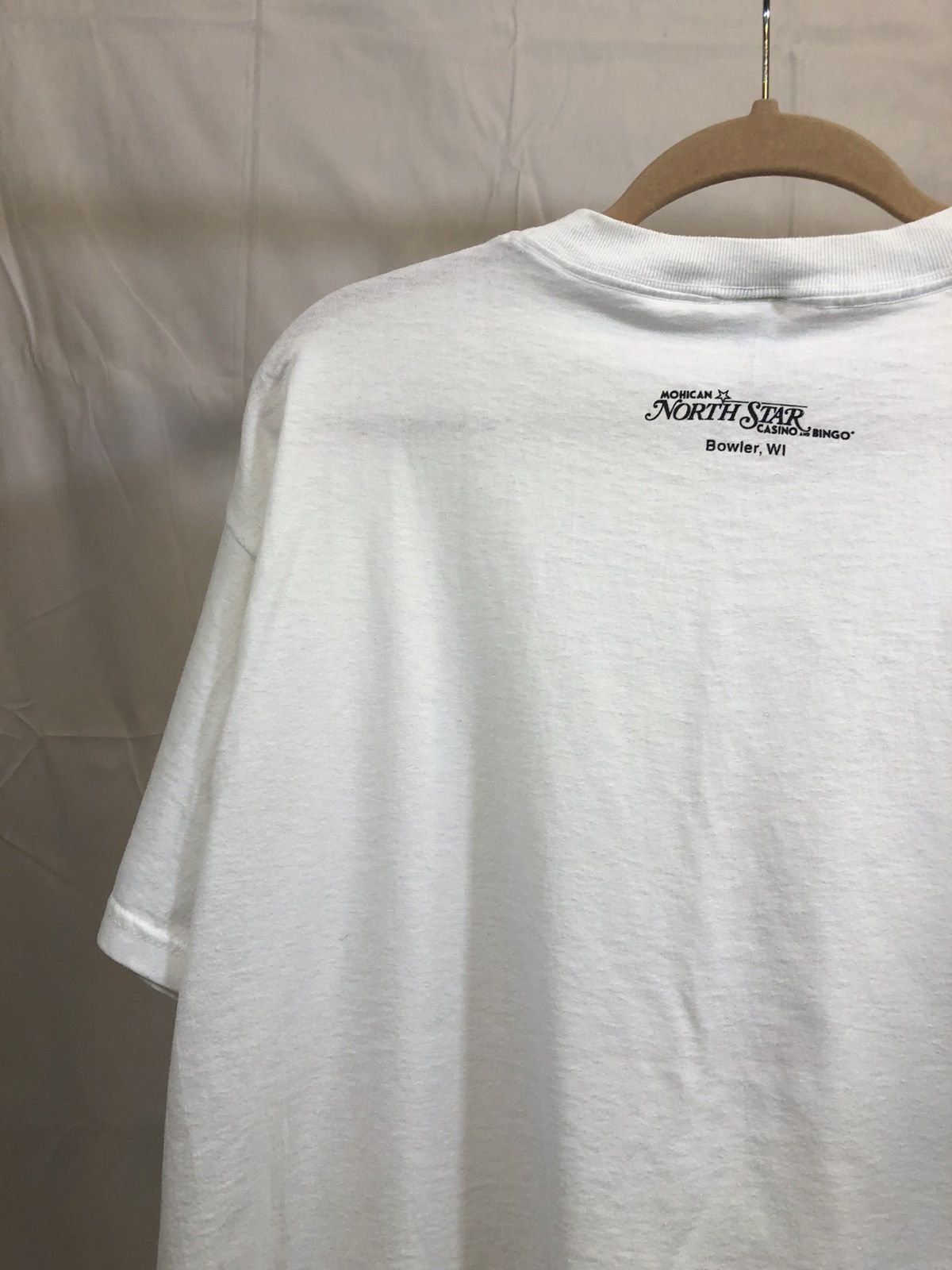 Vintage Y2K Jackpot Casino Slot Machine White Gambler Tee Size US XL / EU 56 / 4 - 14 Thumbnail