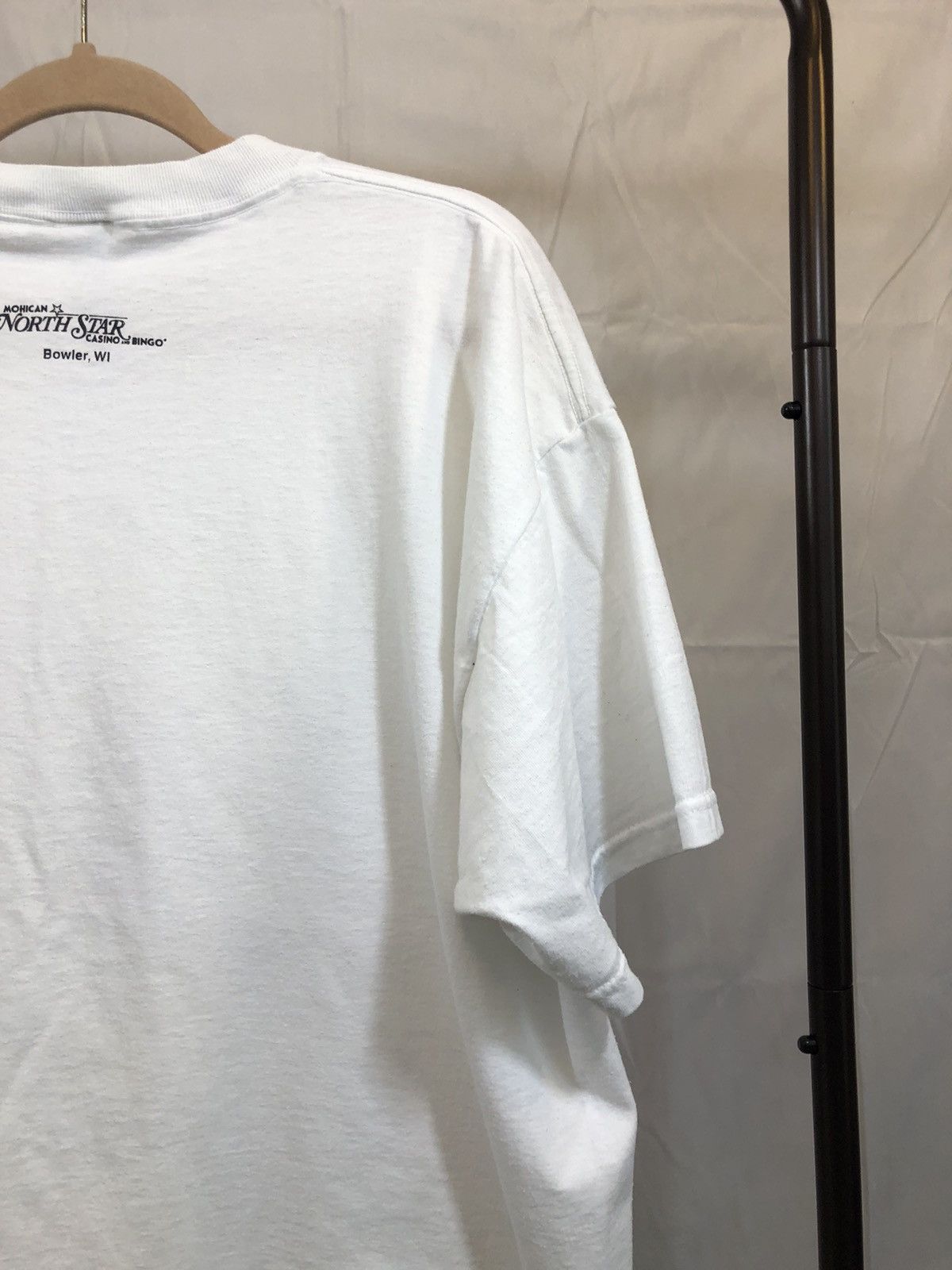 Vintage Y2K Jackpot Casino Slot Machine White Gambler Tee Size US XL / EU 56 / 4 - 13 Thumbnail