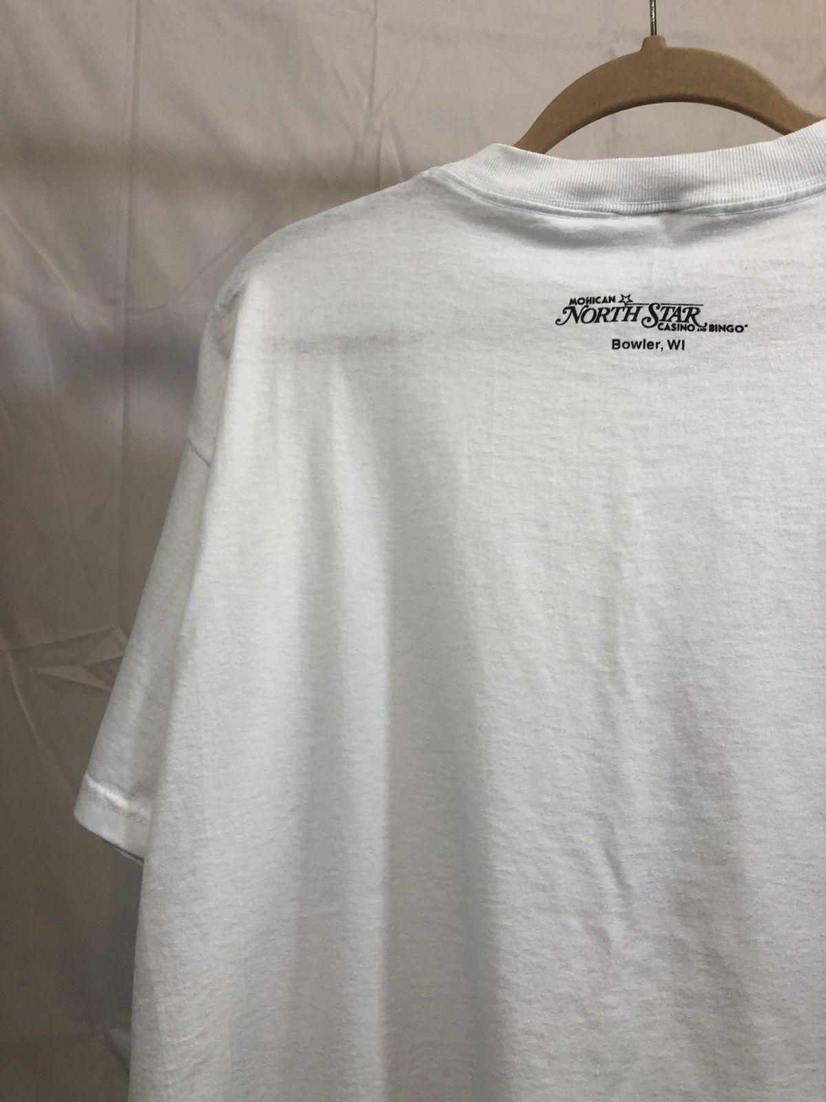 Vintage Y2K Jackpot Casino Slot Machine White Gambler Tee Size US XL / EU 56 / 4 - 17 Thumbnail