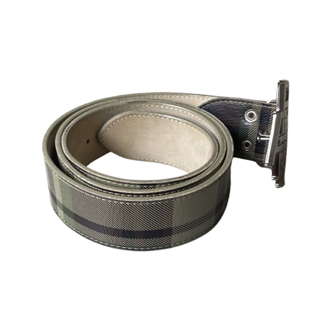 Bape Bape Check Leather Belt Size ONE SIZE - 3 Thumbnail