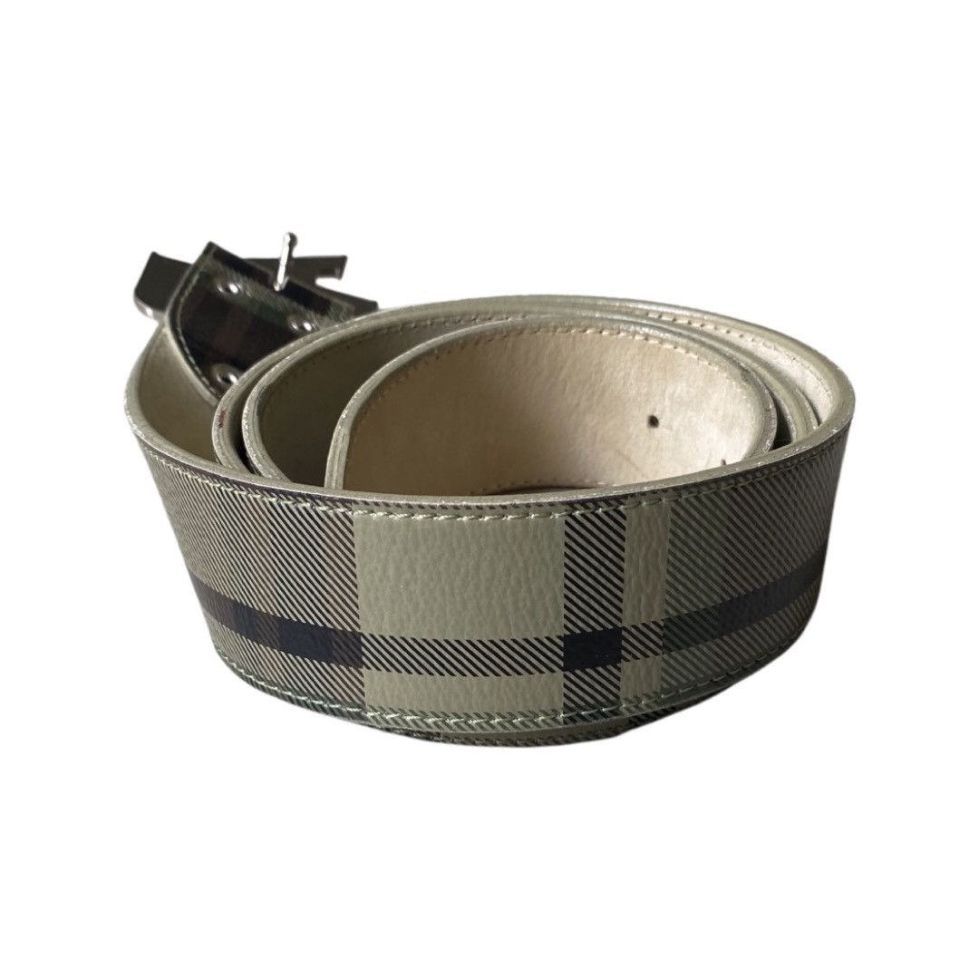 Bape Bape Check Leather Belt Size ONE SIZE - 4 Thumbnail