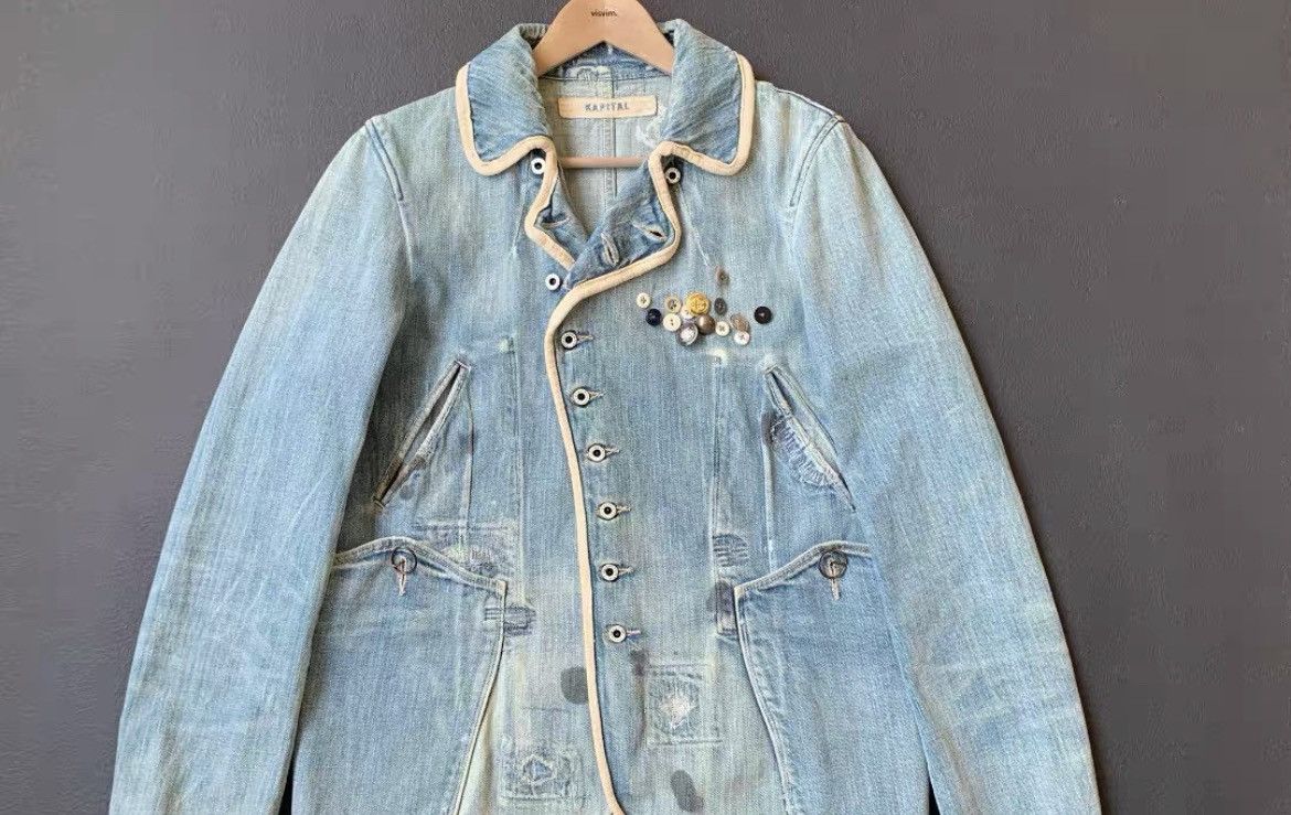 Kapital Kapital BORO denim JKT Size US S / EU 44-46 / 1 - 1 Thumbnail