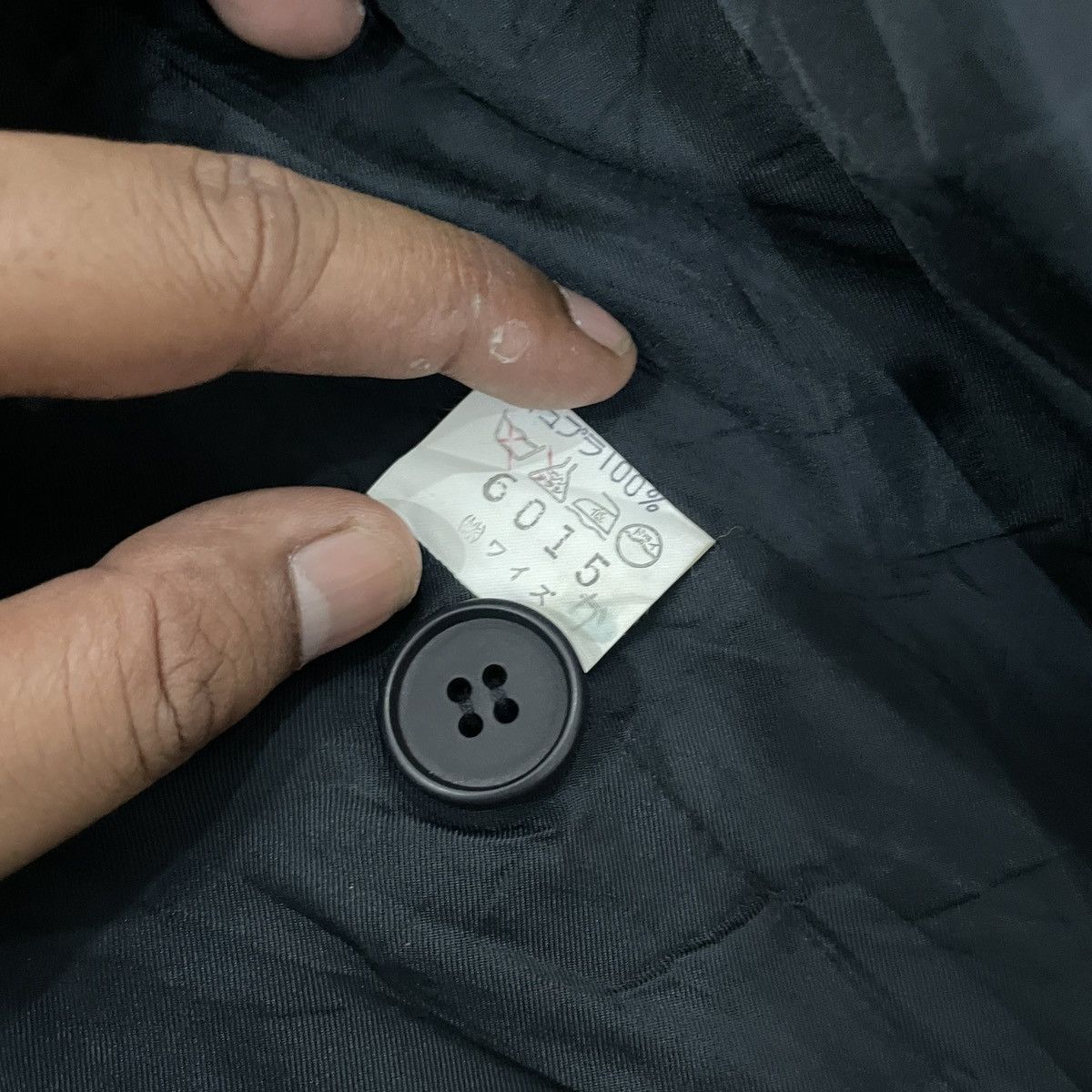 Yohji Yamamoto Vintage Y’s Yohji Yamamoto Shiny Meterial Coat Jacket Size US L / EU 52-54 / 3 - 6 Thumbnail
