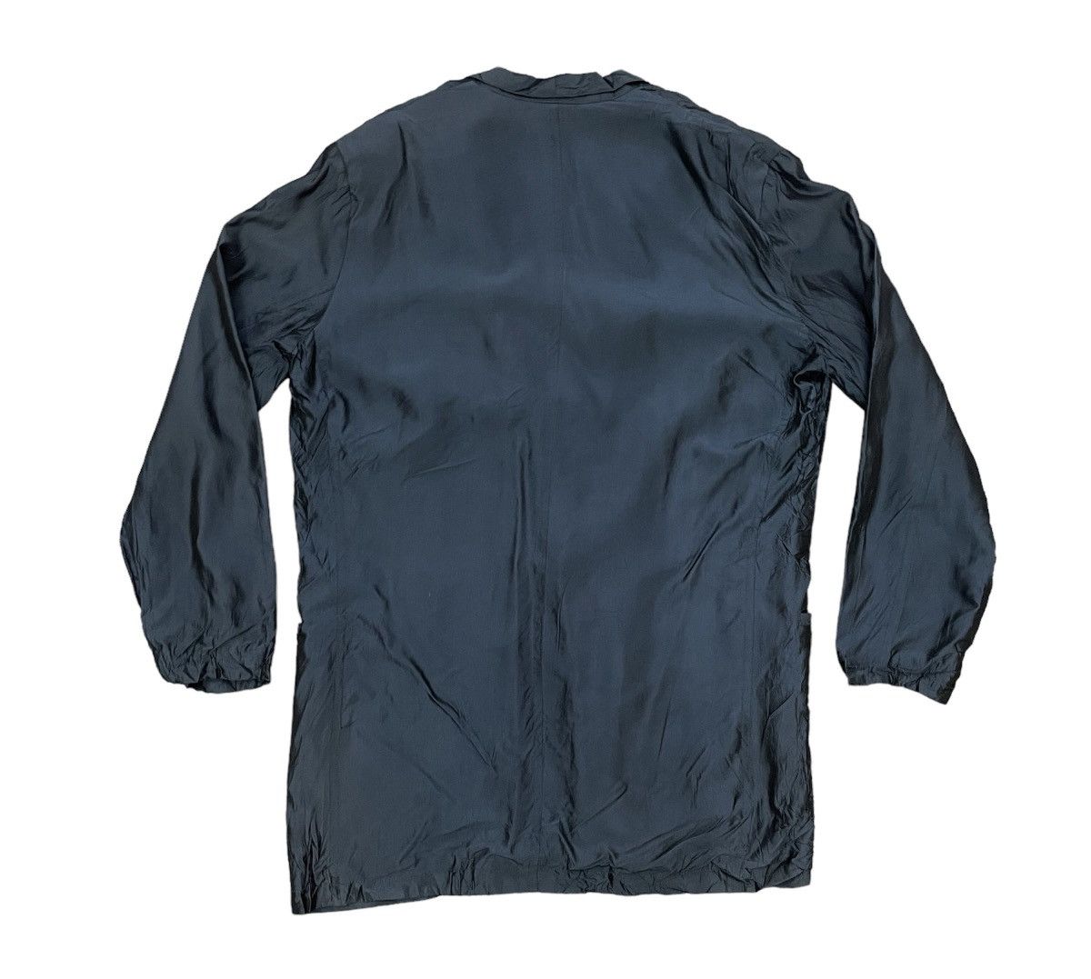 Yohji Yamamoto Vintage Y’s Yohji Yamamoto Shiny Meterial Coat Jacket Size US L / EU 52-54 / 3 - 8 Thumbnail