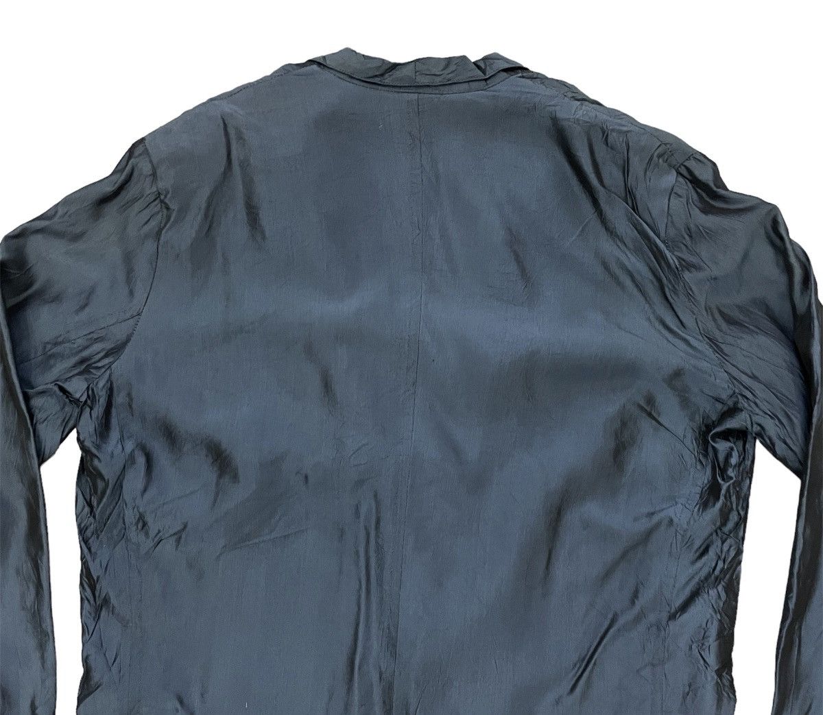 Yohji Yamamoto Vintage Y’s Yohji Yamamoto Shiny Meterial Coat Jacket Size US L / EU 52-54 / 3 - 11 Thumbnail