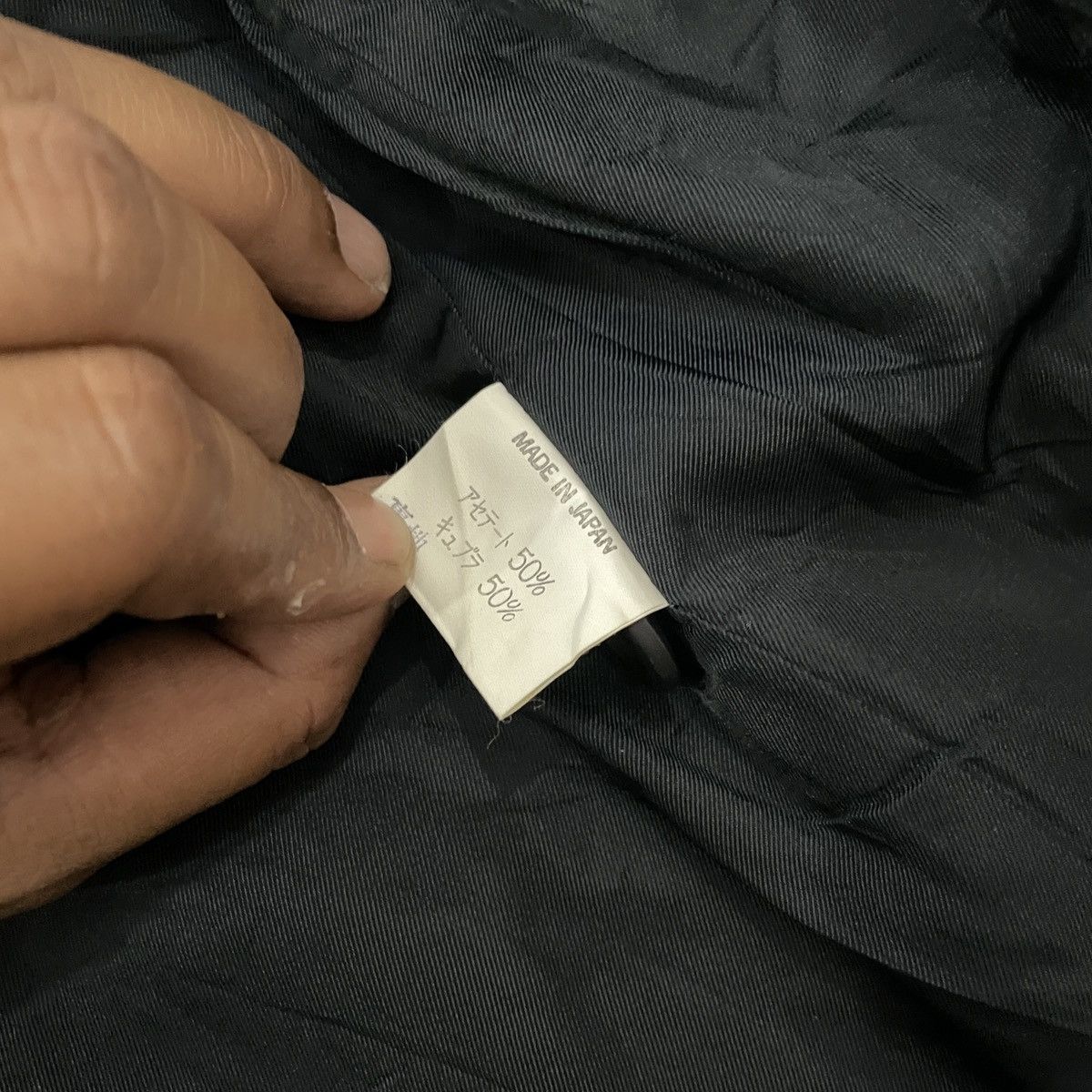 Yohji Yamamoto Vintage Y’s Yohji Yamamoto Shiny Meterial Coat Jacket Size US L / EU 52-54 / 3 - 7 Thumbnail