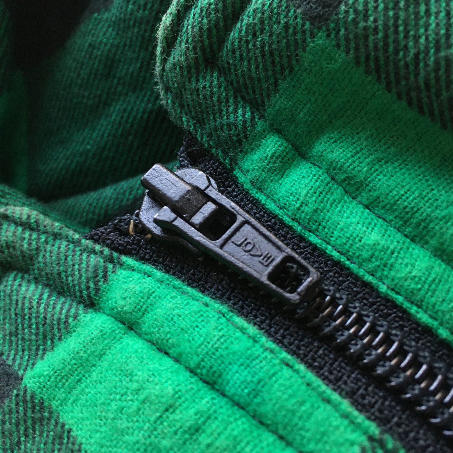 Vintage Green Black Check Buffalo Flannel Plaid Quilted Vest Size US M / EU 48-50 / 2 - 3 Thumbnail