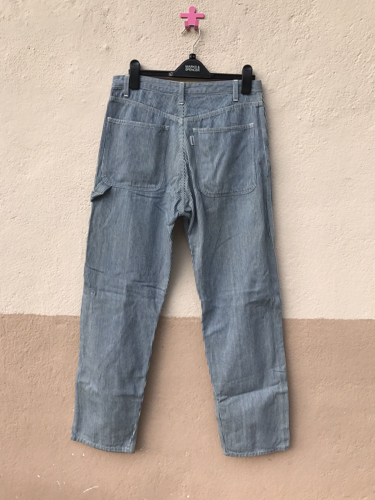 Good Enough × Hiroshi Fujiwara GOOD ENOUGH HICKORY STRIPE PANTS HIROSHI FUJIWARA DESIGN Size US 32 / EU 48 - 2 Thumbnail