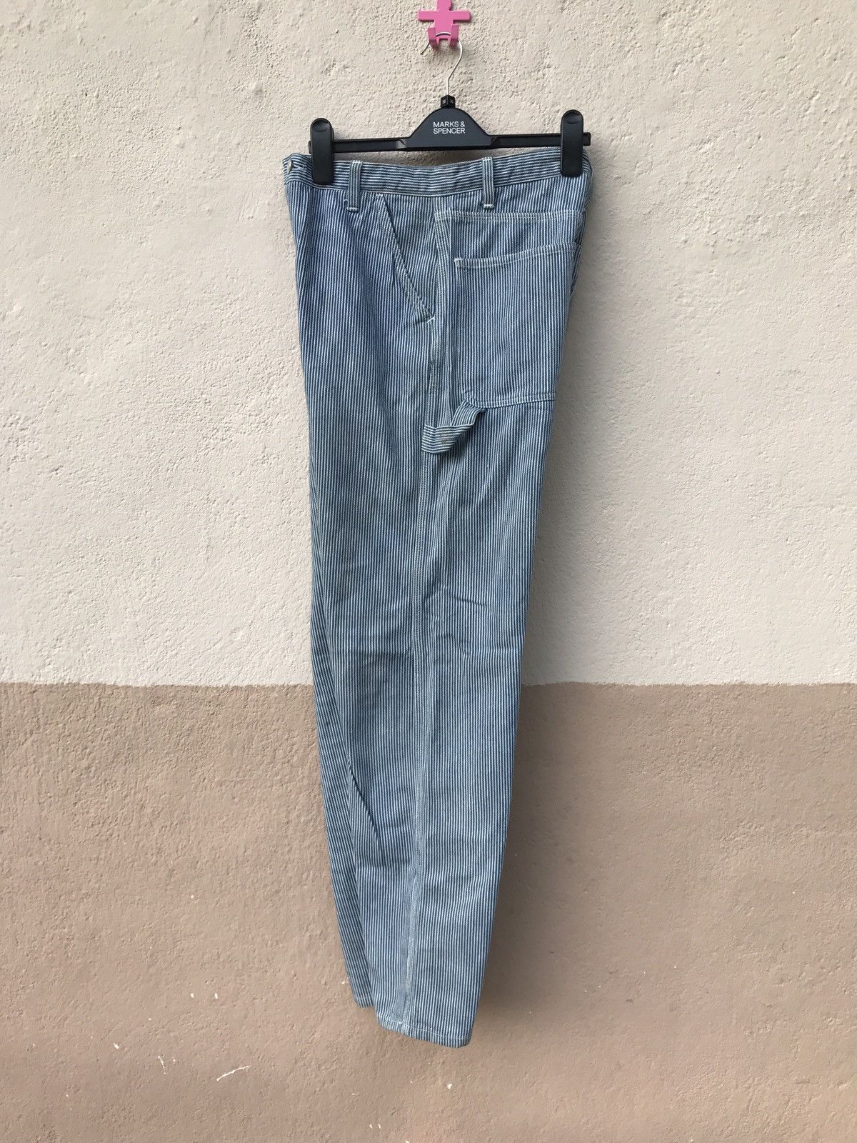 Good Enough × Hiroshi Fujiwara GOOD ENOUGH HICKORY STRIPE PANTS HIROSHI FUJIWARA DESIGN Size US 32 / EU 48 - 4 Thumbnail