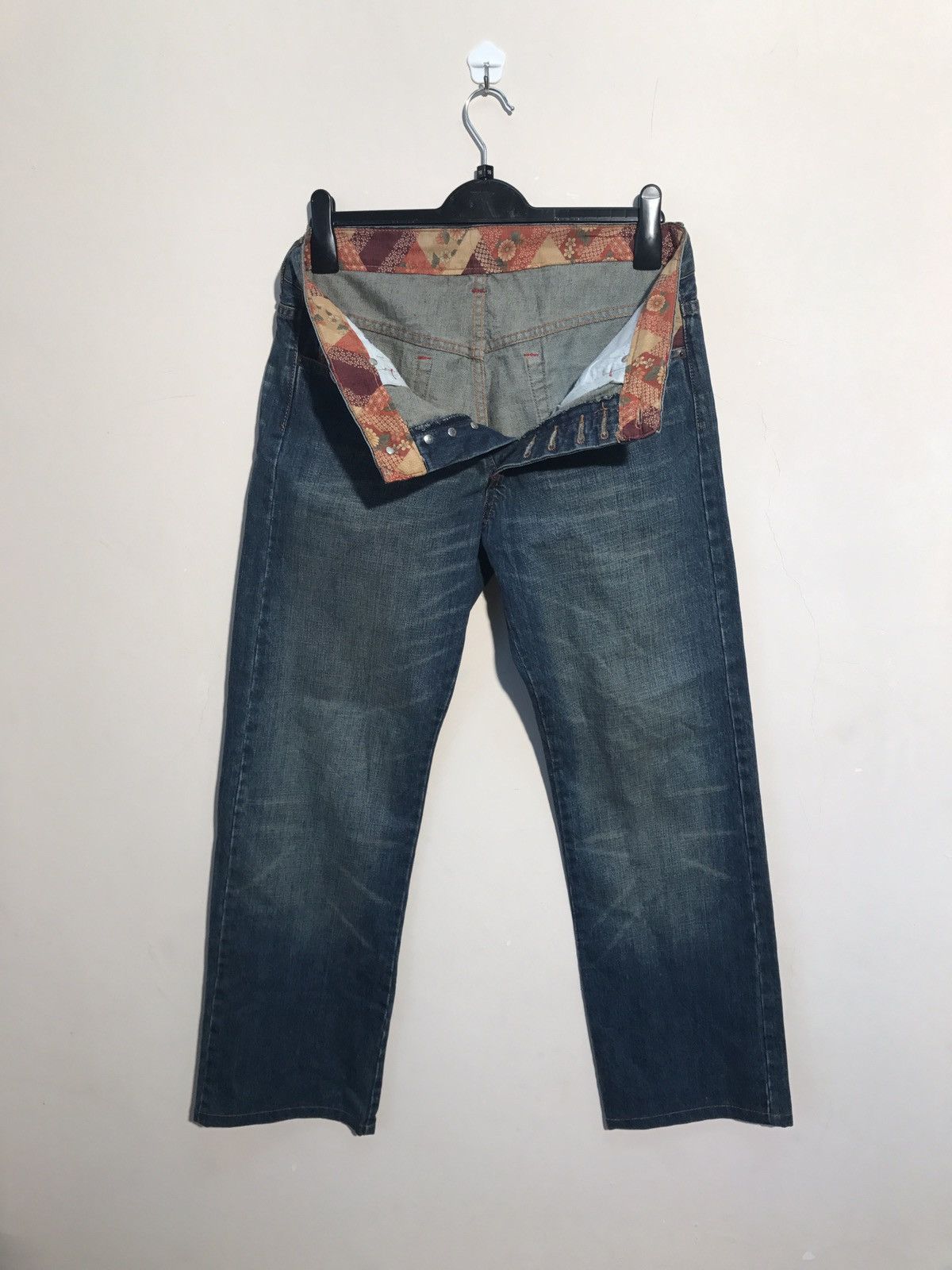 Japanese Brand × Takeo Kikuchi JAPAN BRAND TRADITIONAL ART DENIM DESIGN RARE Size US 34 / EU 50 - 3 Thumbnail